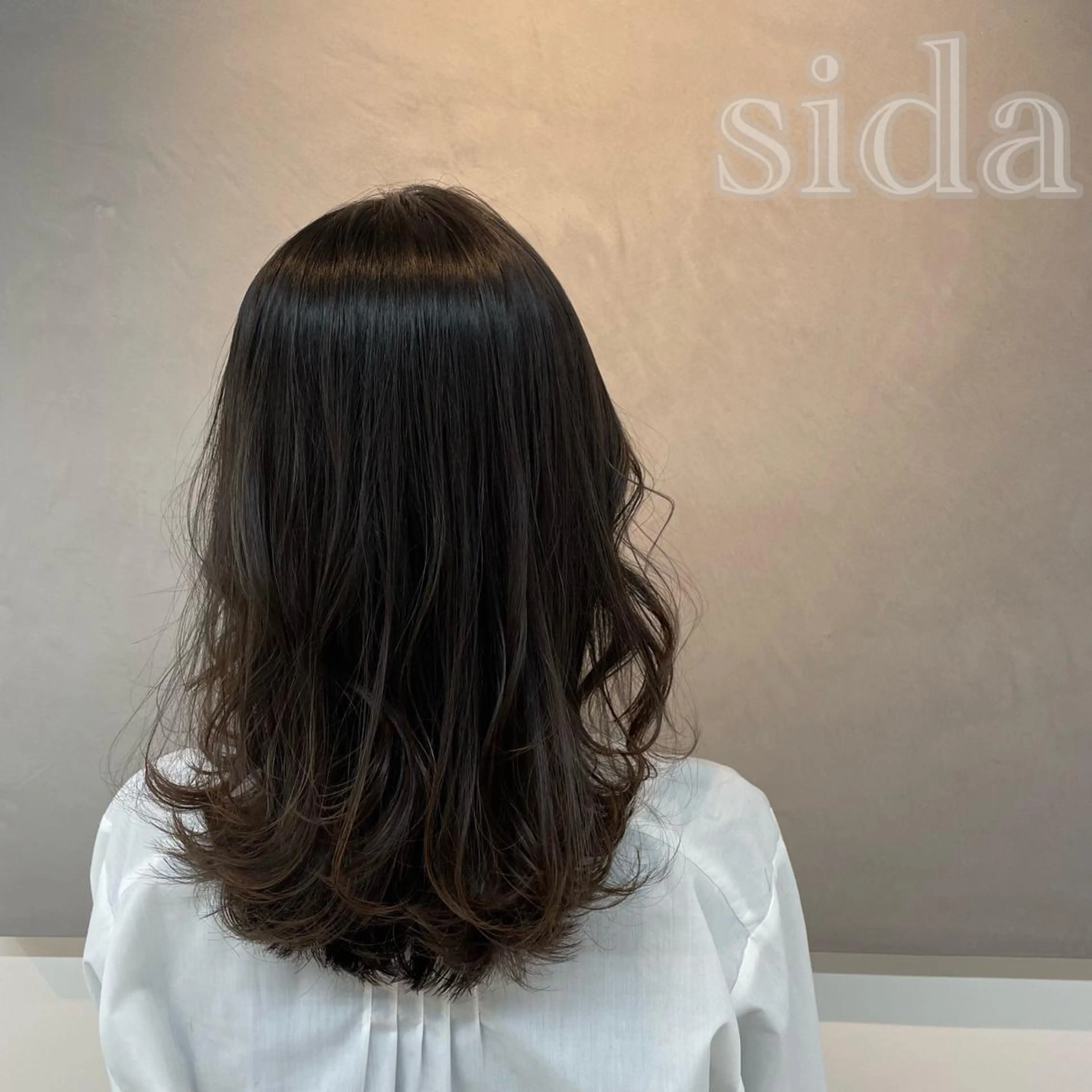 ミディアム カラー カット ヘアカラー トリートメント sida西院店/ 西村真夜のヘアスタイル