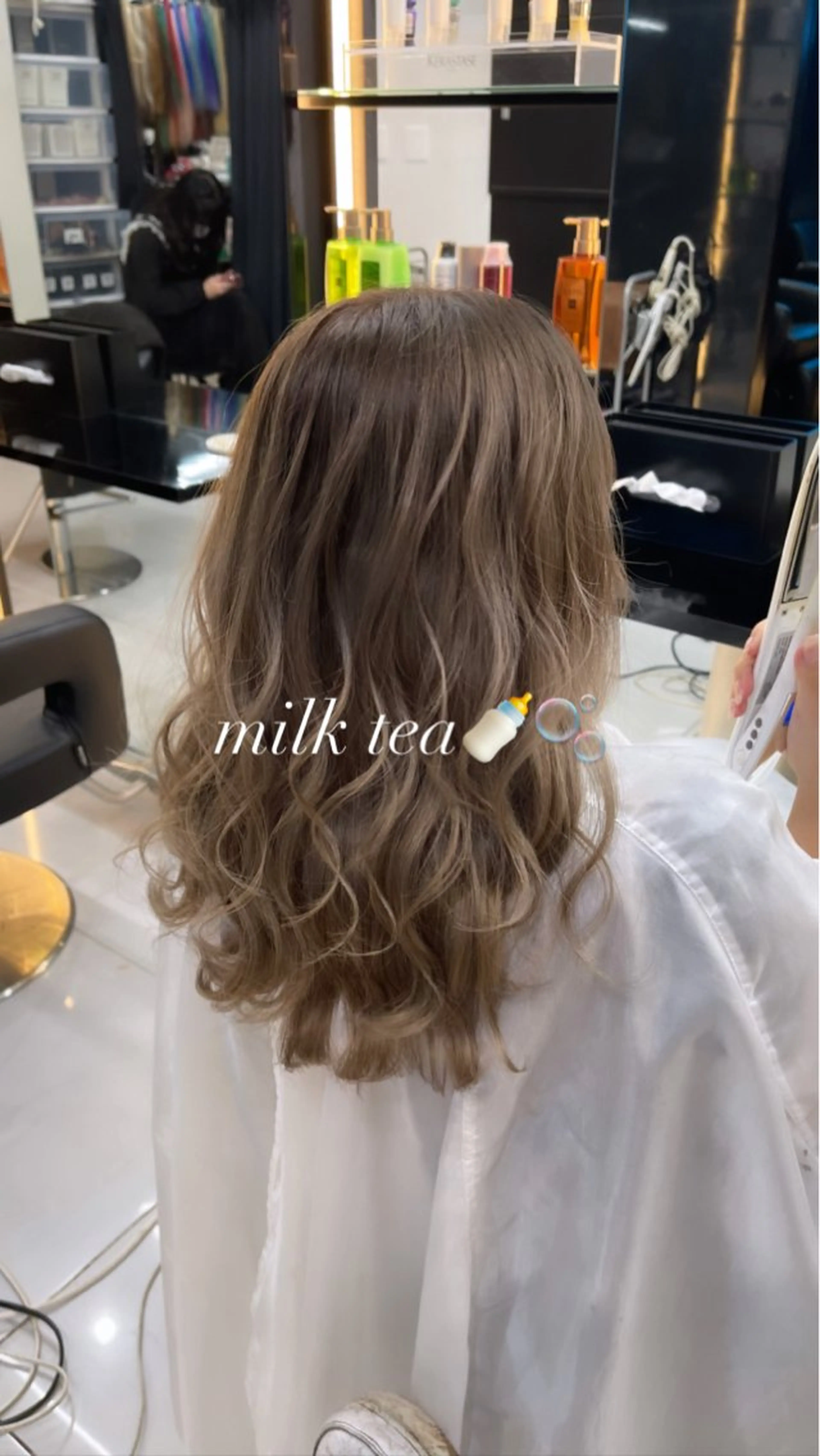 セミロング レイヤーカット 新越谷ハイトーン/ 透明感カラー/ryuのヘアスタイル