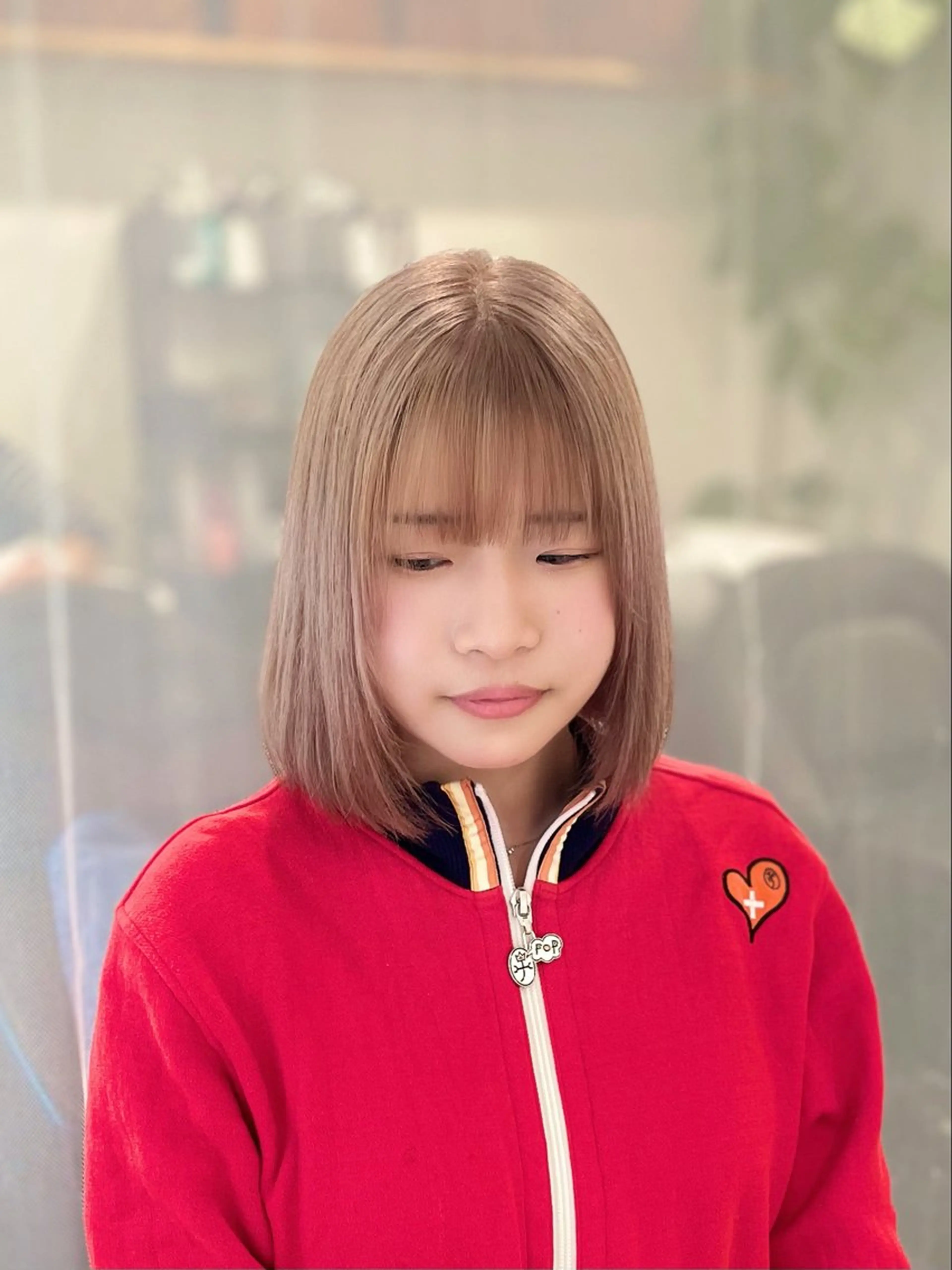 ミディアム カラー カット ヘアカラー トリートメント GaKu/ハイトーン /ブリーチ/ブロンドのヘアスタイル