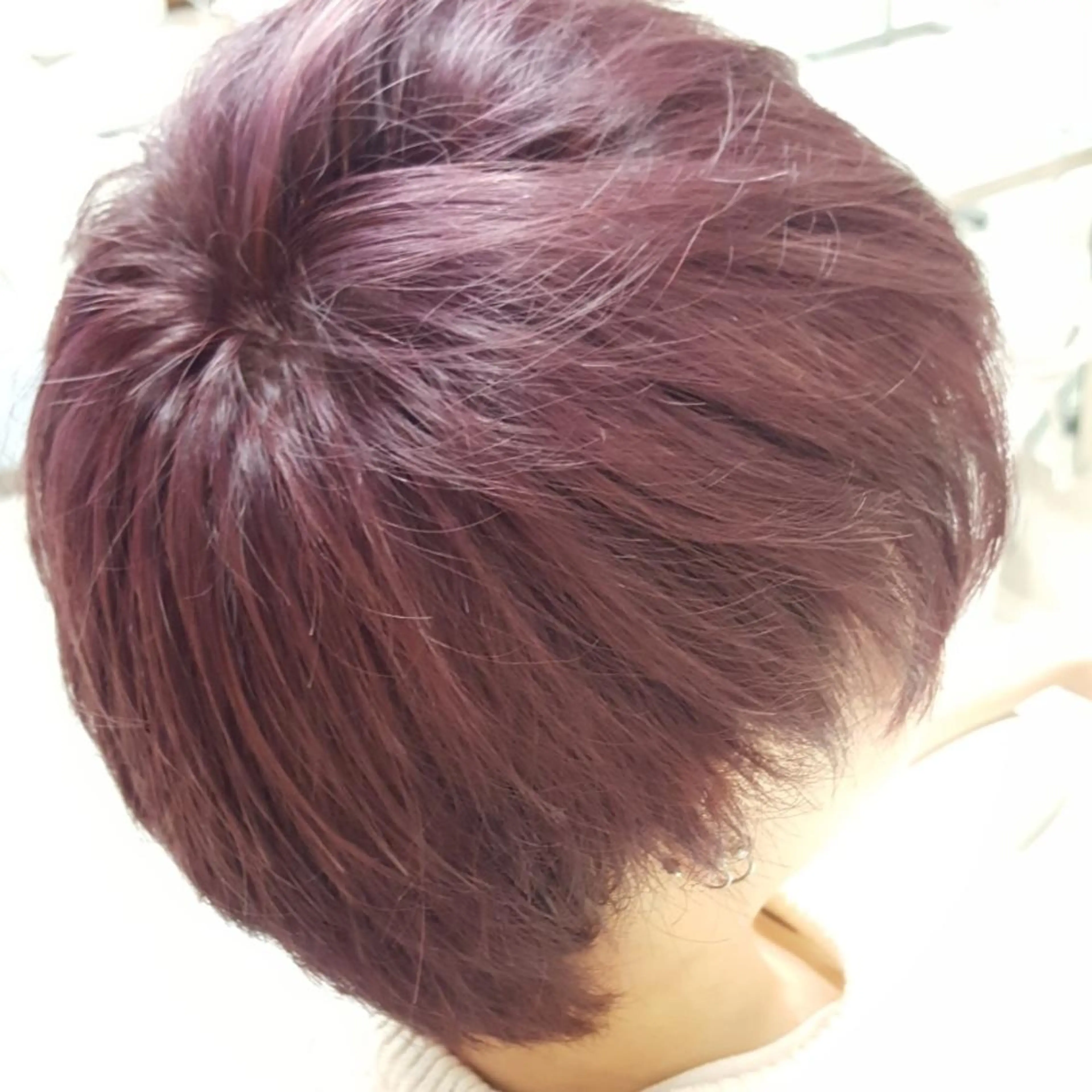 カラー 菊地 美憂のヘアスタイル