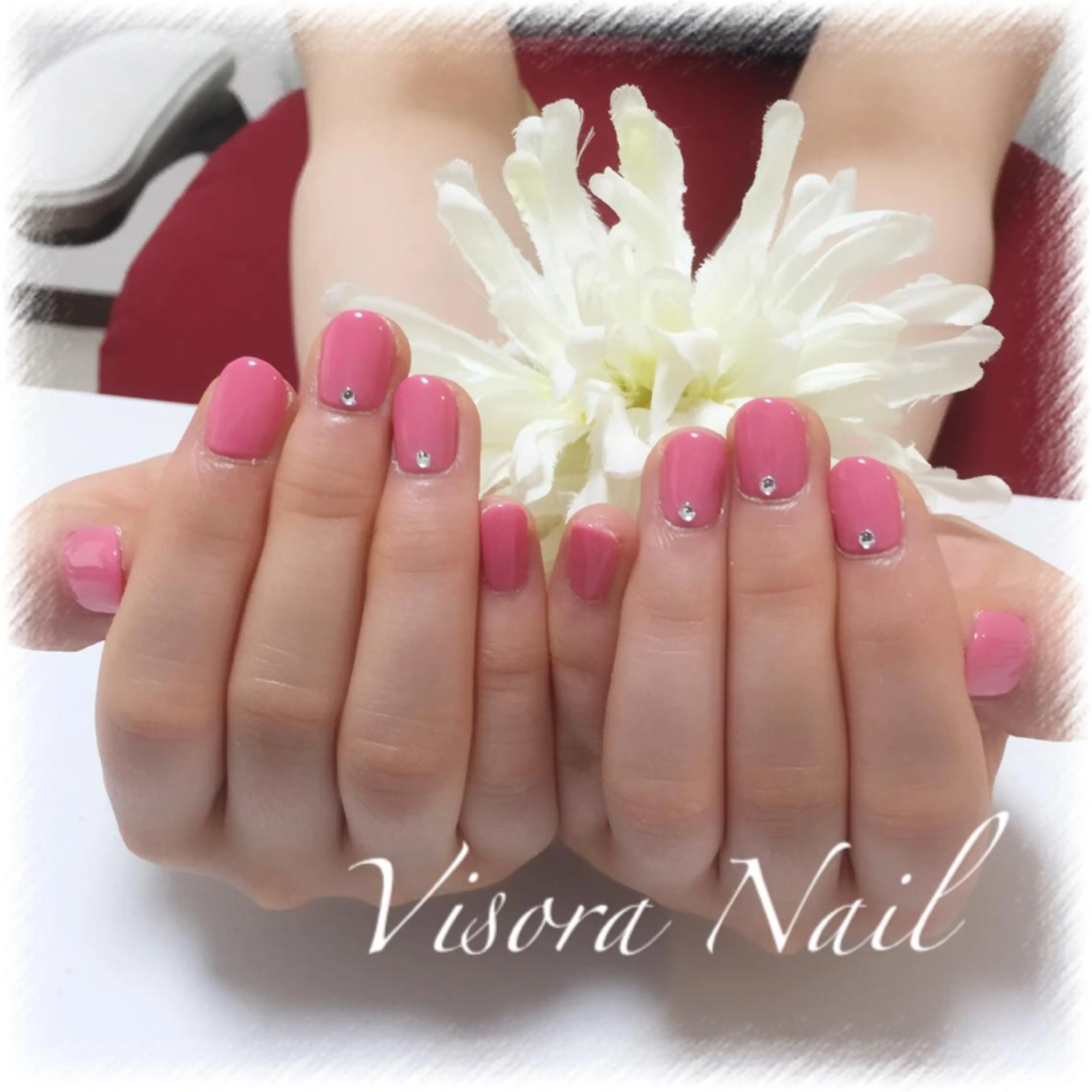 ネイル ストーンネイル ハンドネイル 美SORA ～ｳﾞｨｿﾗ～のネイルデザイン