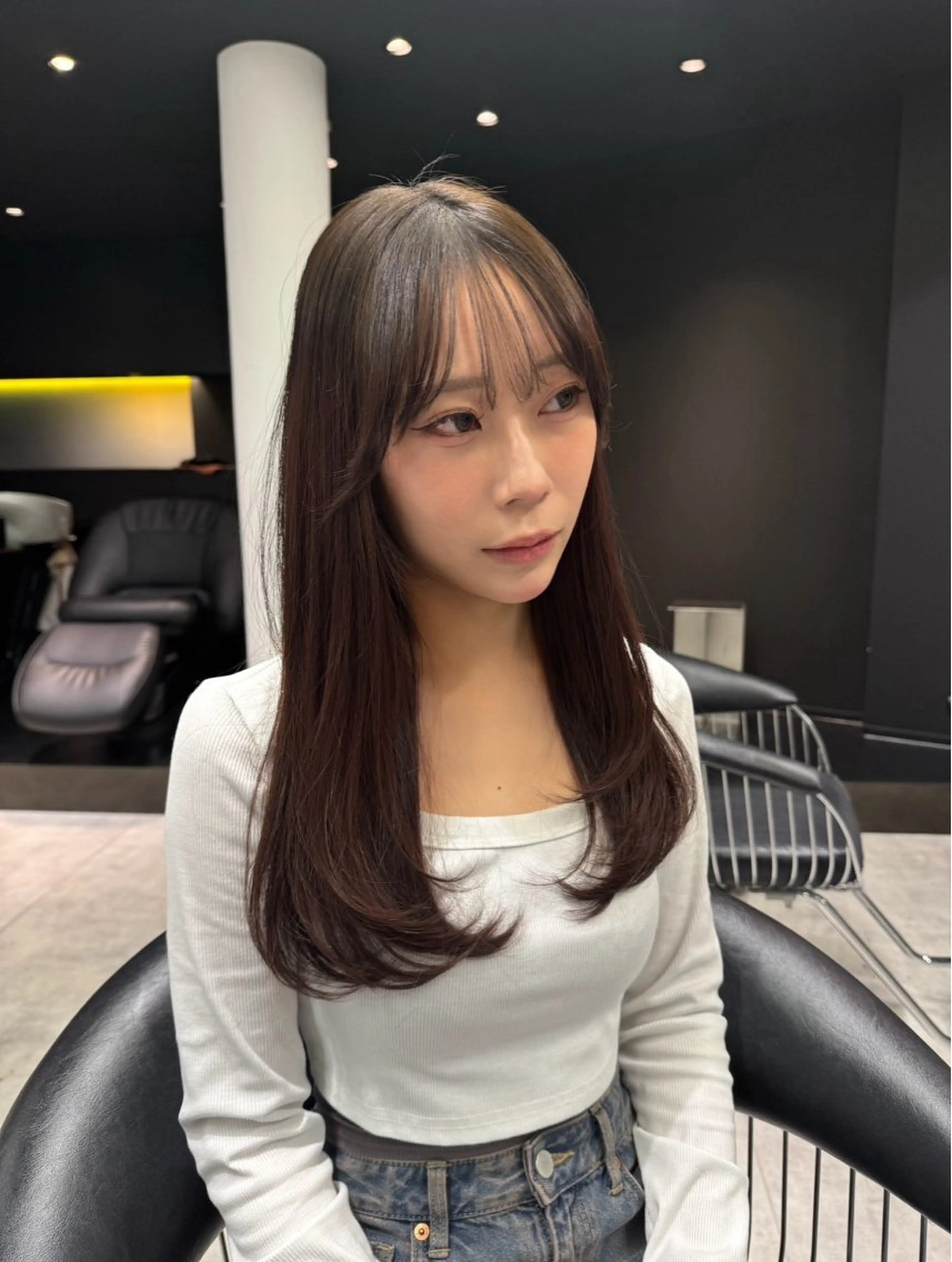 ロング 韓国hair🤍/ レイヤー/彩加のヘアスタイル