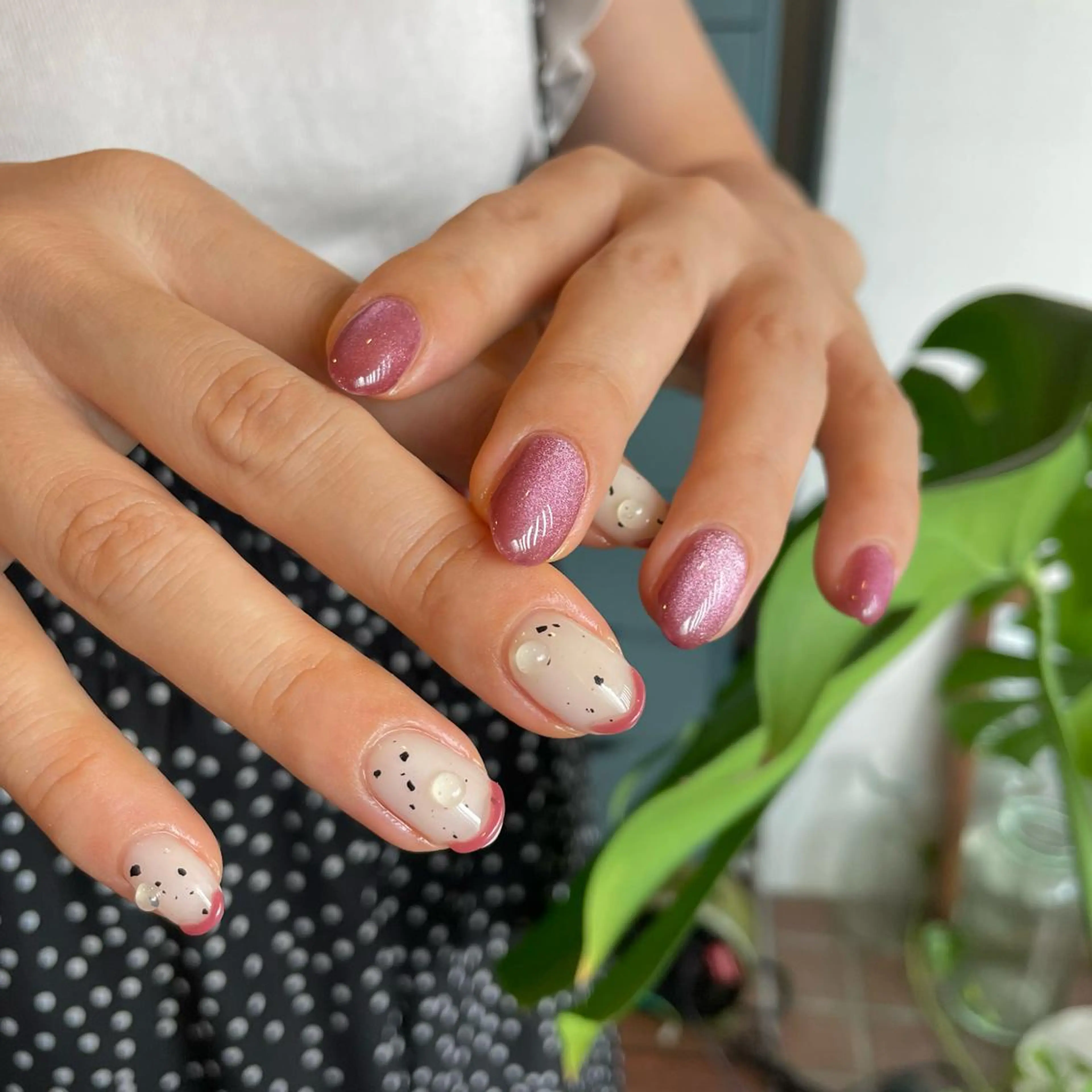 ネイル マグネットネイル twoo______ miyuのネイルデザイン