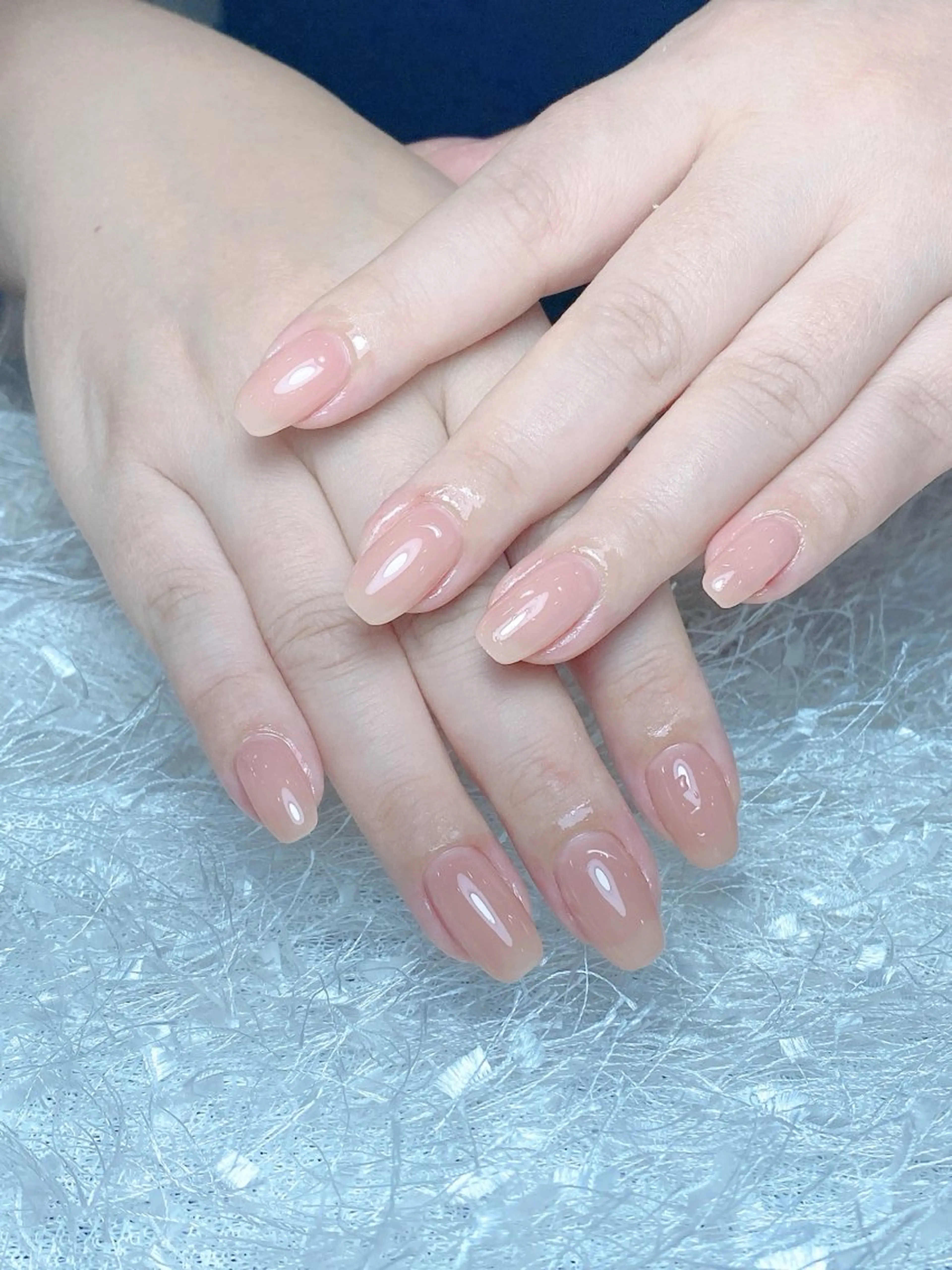 ネイル チークネイル 長さ出し フットネイル フレンチネイル ジェルネイル Niko 星星のネイルデザイン