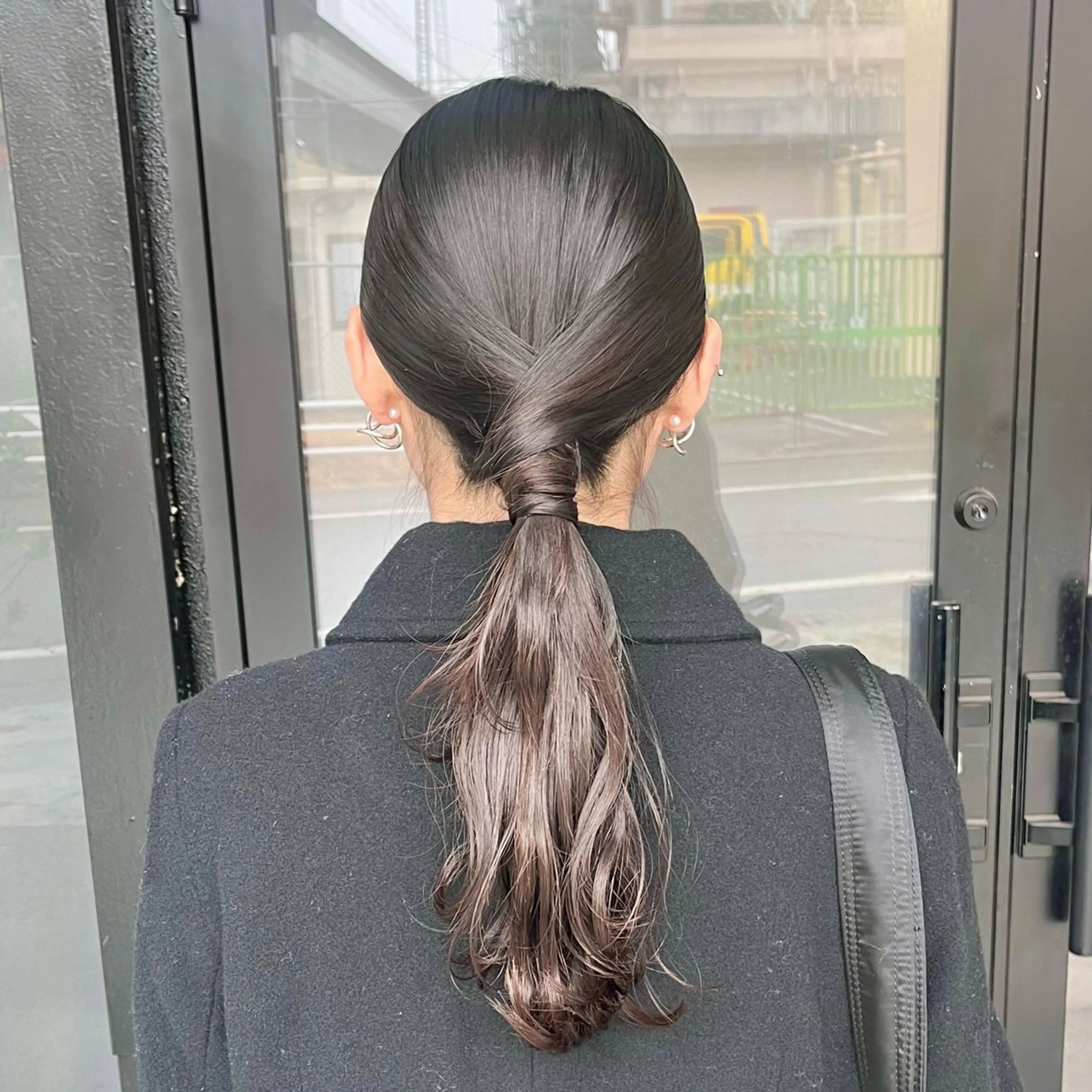 ロング ヘアアレンジ ポニーテール ヘアセット 伊藤 玲衣のヘアスタイル