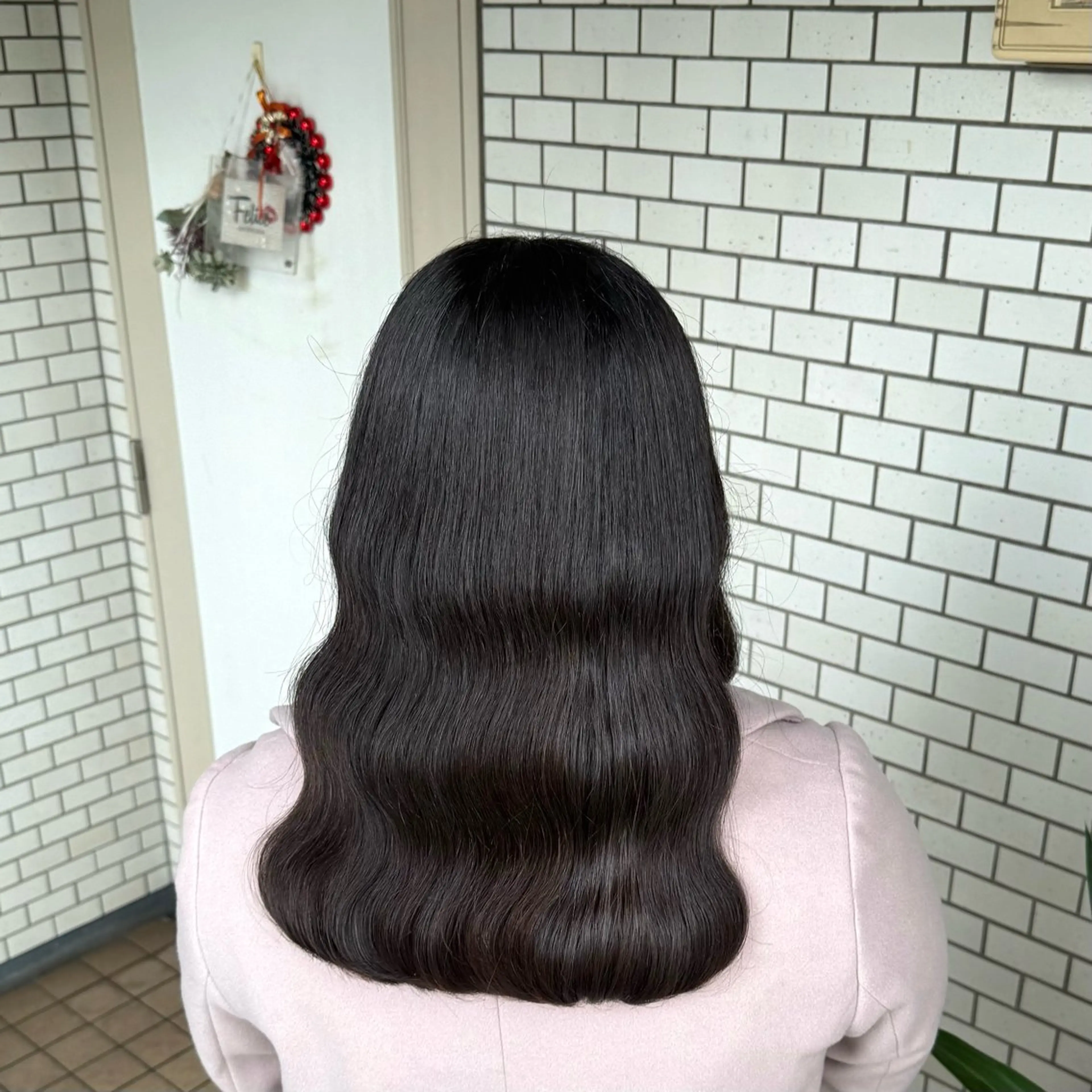 セミロング ヘアアレンジ 成人式 ハーフアップ 結婚式・ブライダル 卒業式のヘアスタイル ヘアセット 褒められヘアメイク /‎ボブ女子🐶みおのその他イメージ