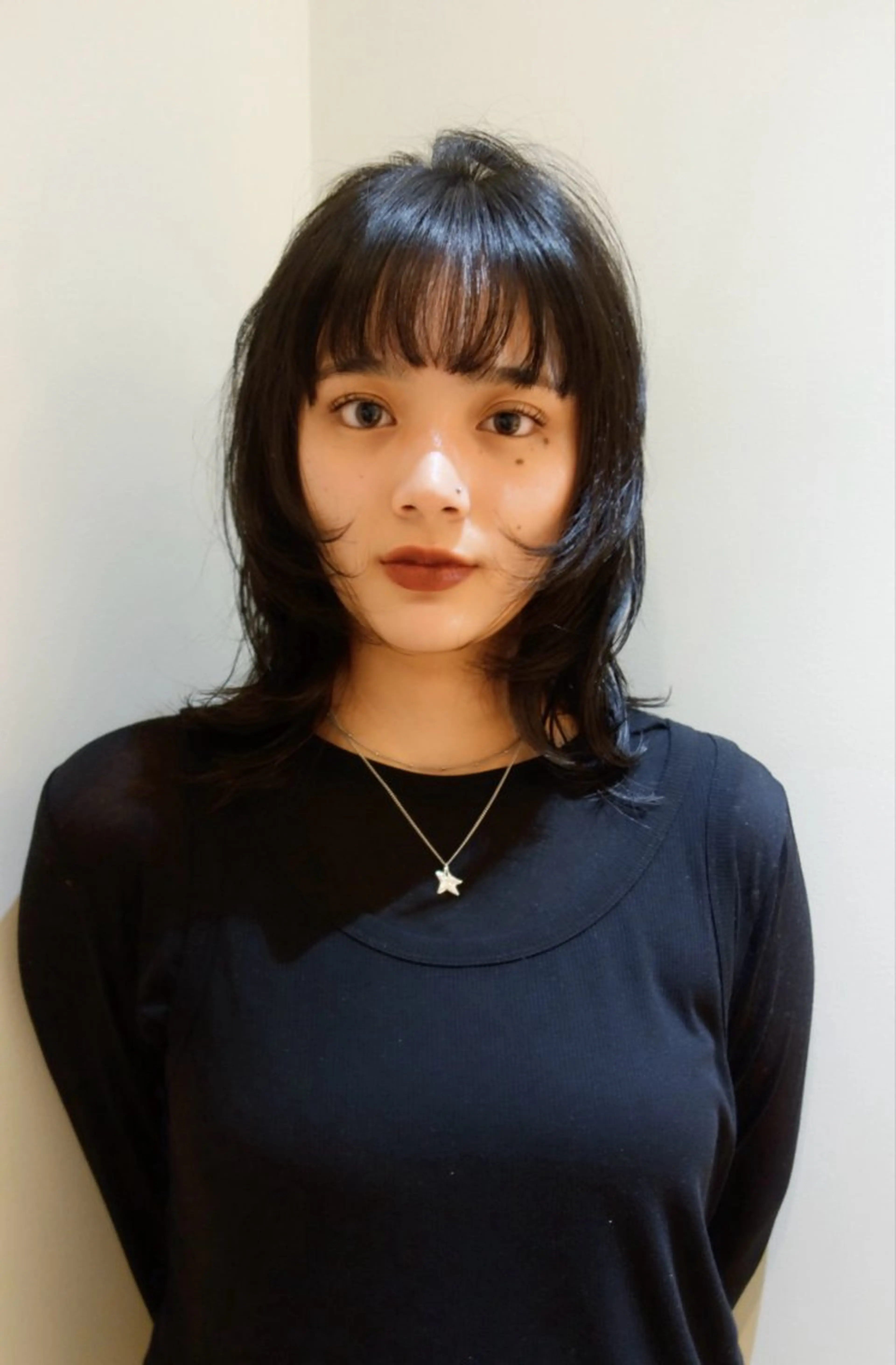 セミロング HEIMER ミカド　サトル△のヘアスタイル