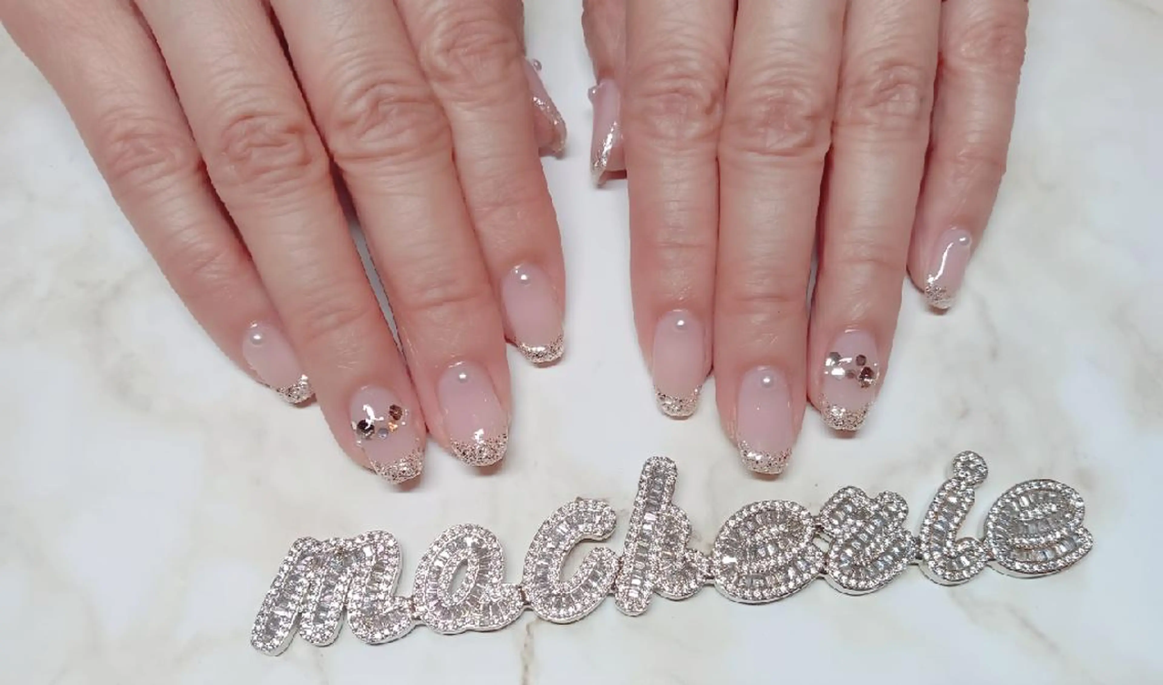ネイル キラキラネイル ハンドネイル Nail Salon macherieのネイルデザイン