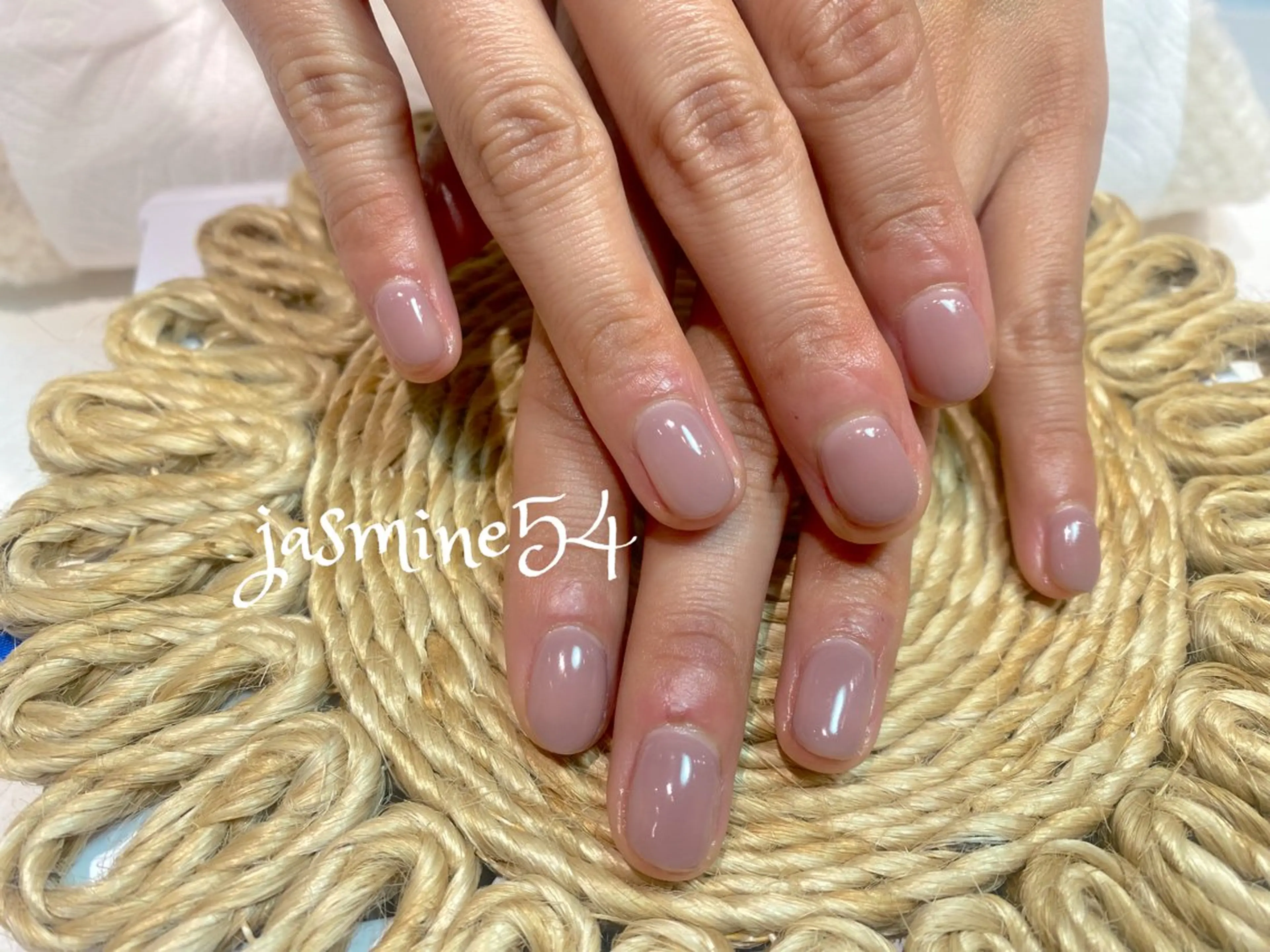 ネイル ワンカラーネイル jasmine54所属・jasmine54 mihoのネイルデザイン