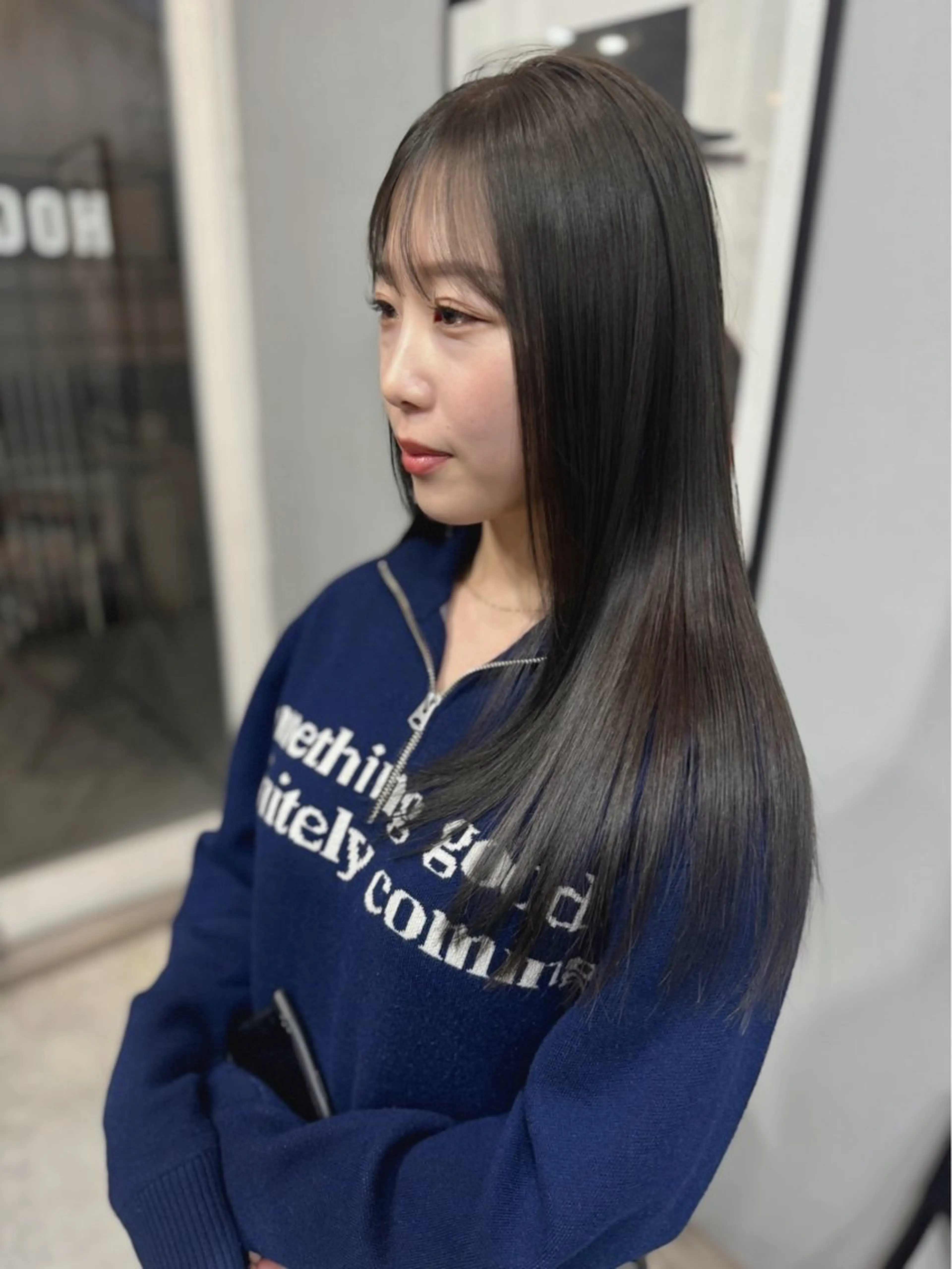 ロング ヘアカラー トリートメント HOODS hair salon所属・透明感カラー🌿ボブ ✨飛田　ケイのヘアスタイル