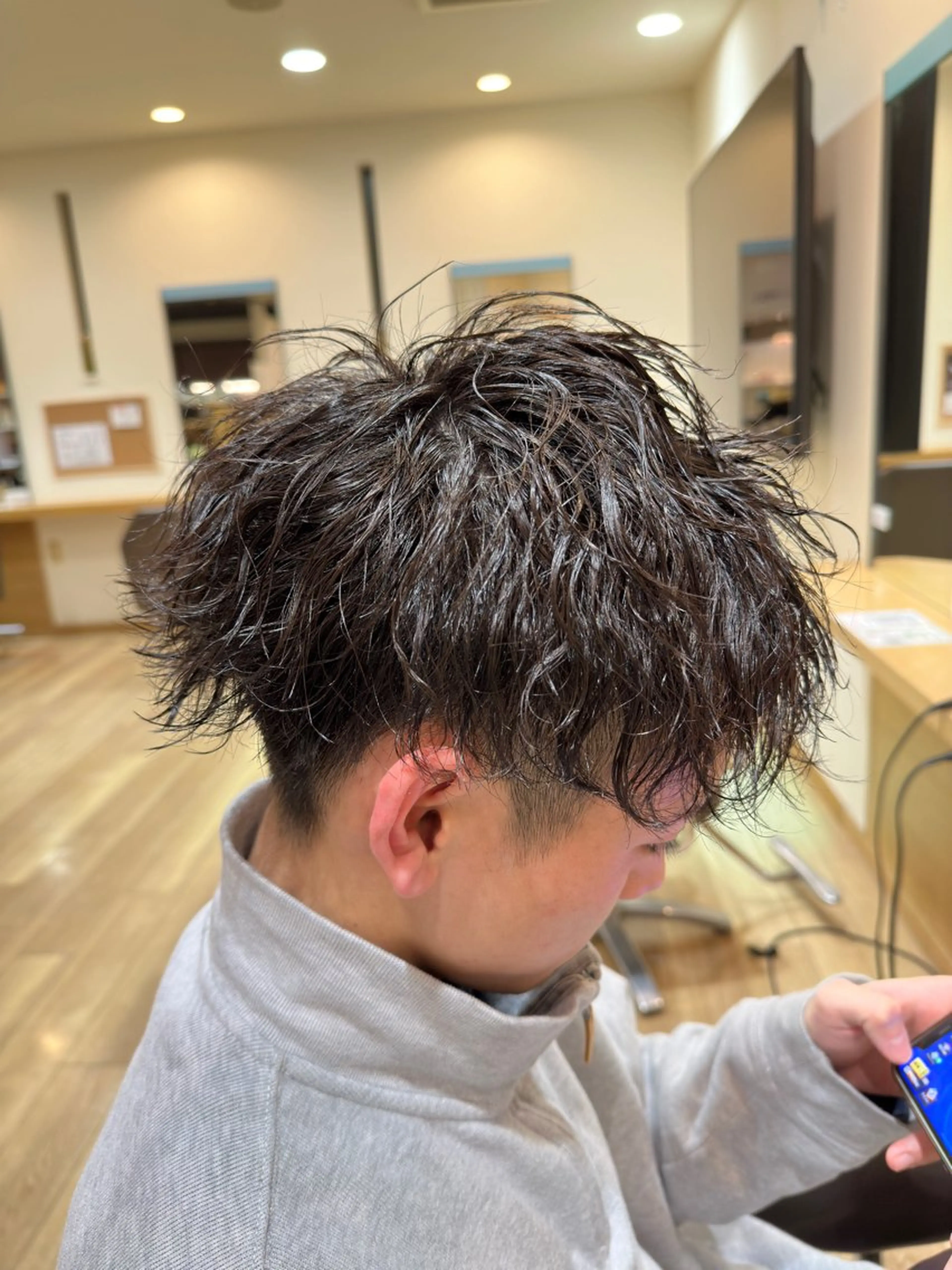 パーマ＋カット　（メンズのみ）の写真