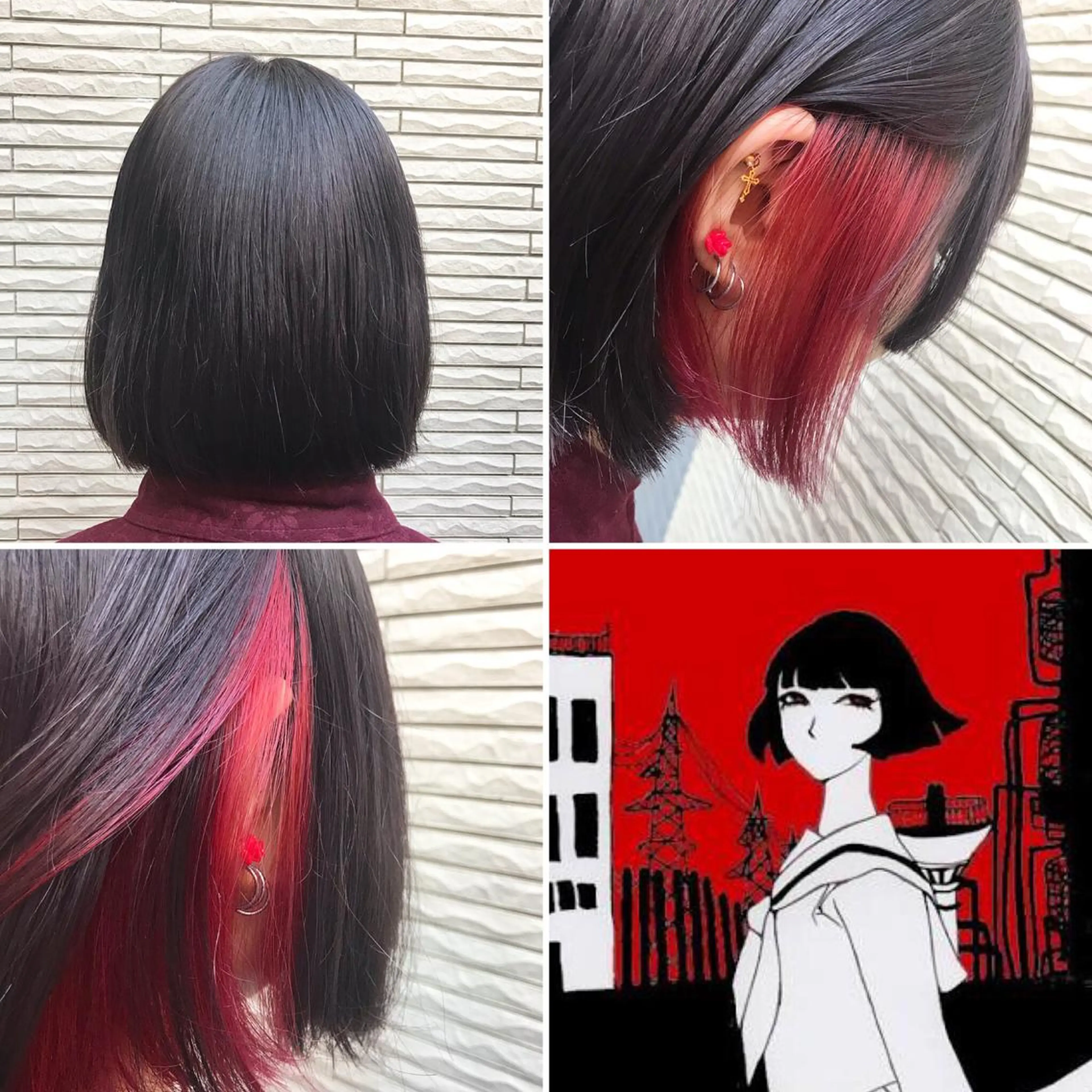 ショート カラー "PEPPU "所属・🌈推し色派手髪 ハイトーンShinのヘアスタイル