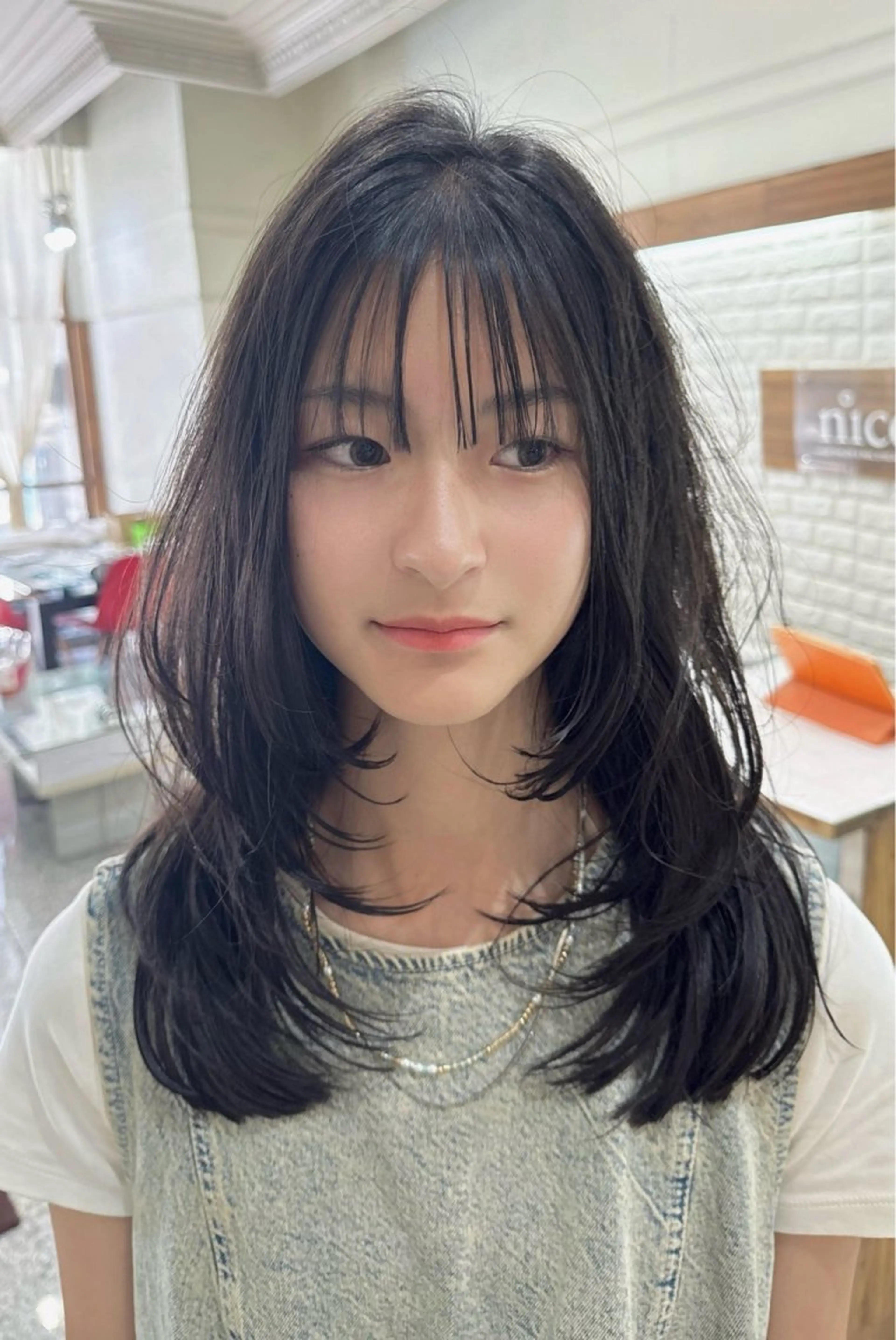 似合わせレイヤーカットの写真