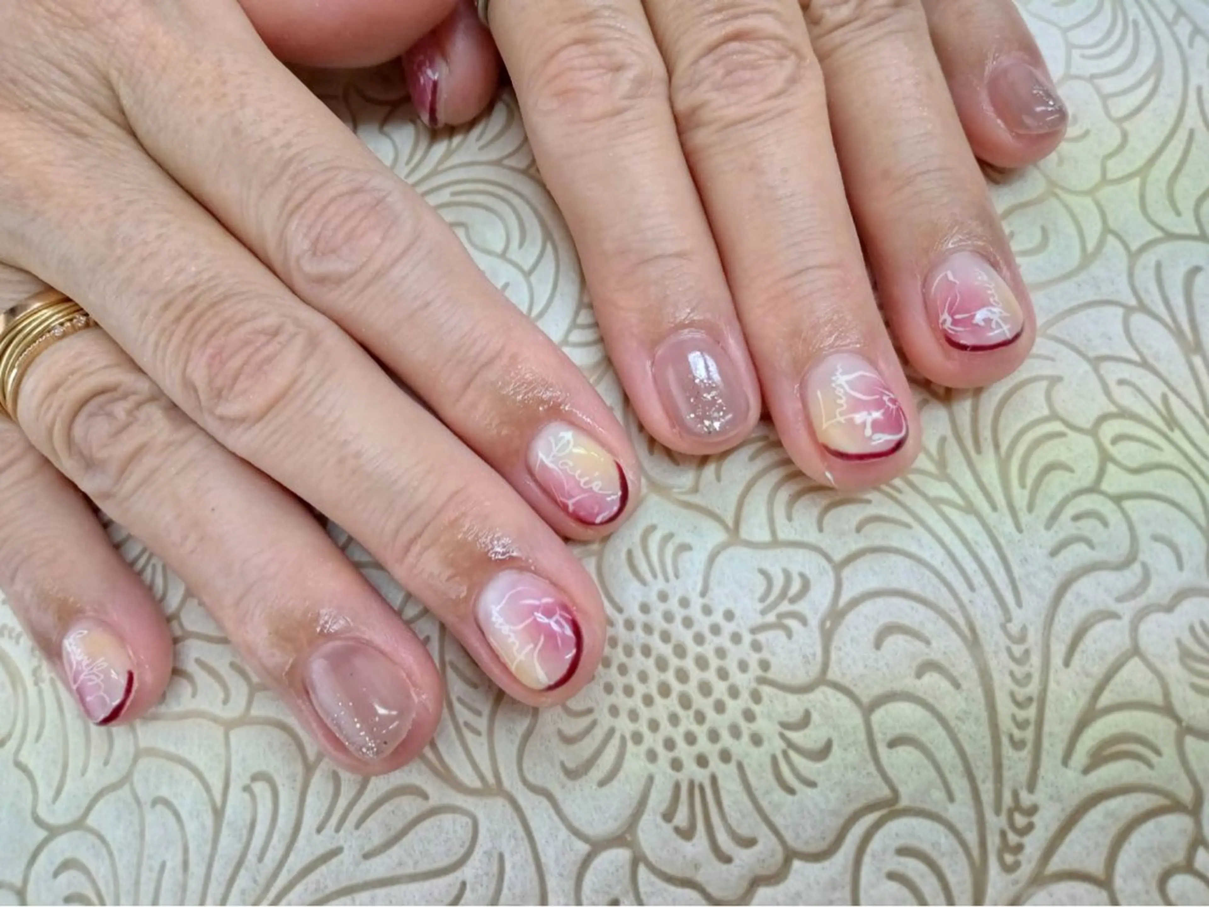 ネイル フラワーネイル precious nail room所属・precious nail  roomのネイルデザイン