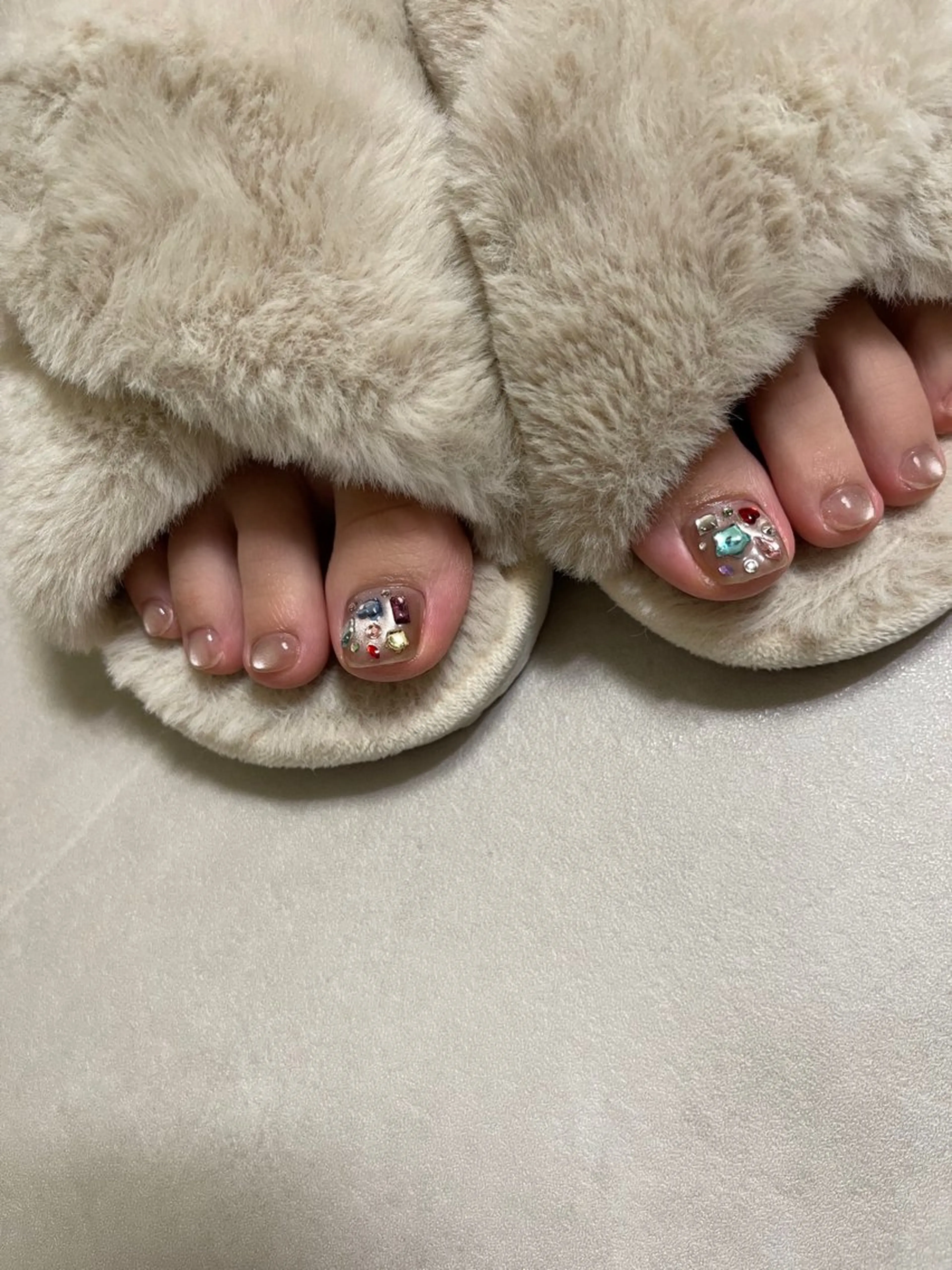 【おすすめ🥣】フットネイル ＋ つるすべ角質除去 🩰♡の写真