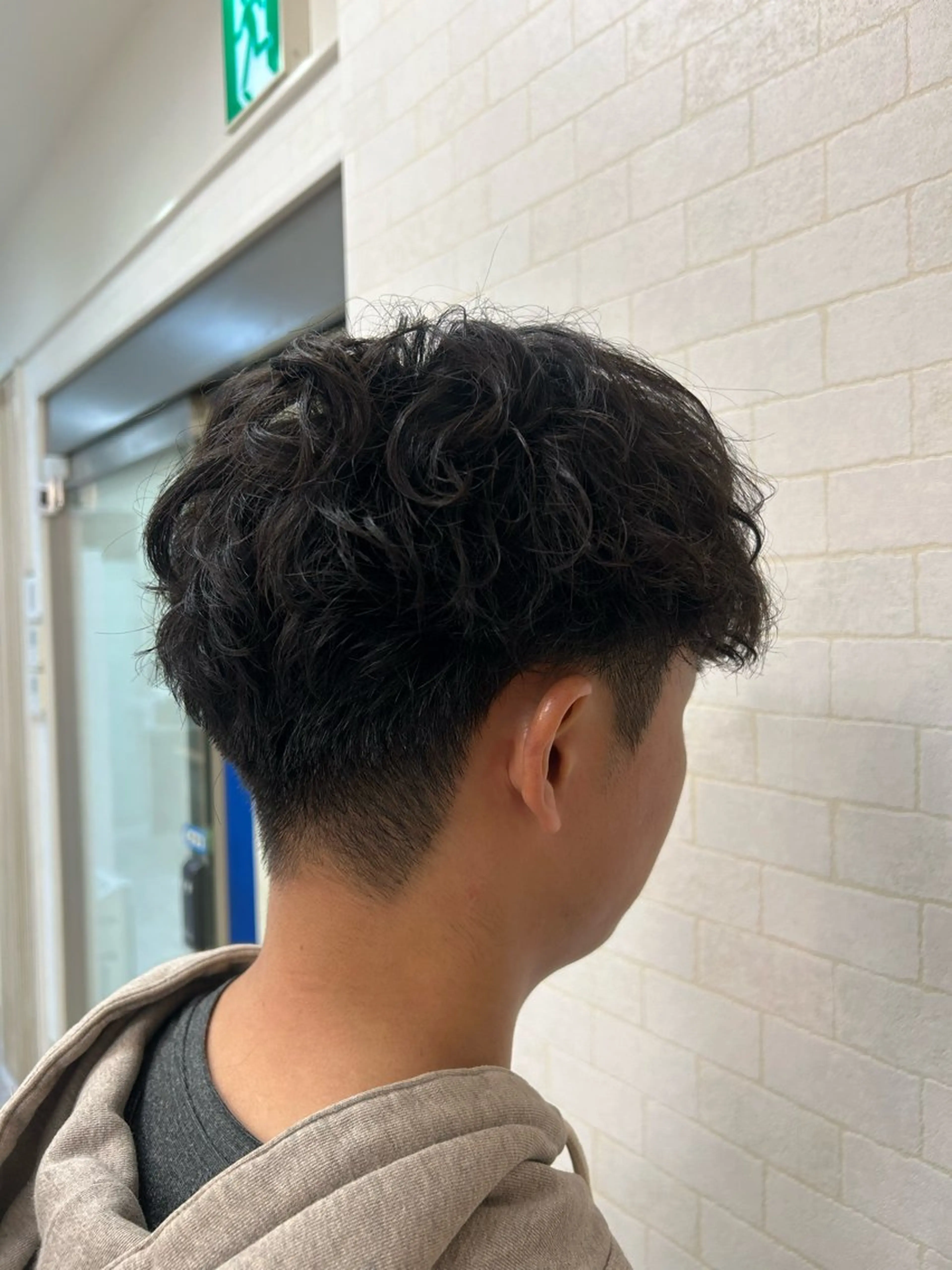 パーマ メンズ メンズパーマ 波巻きパーマ カット 瀧 葉月のマツエク・マツパデザイン