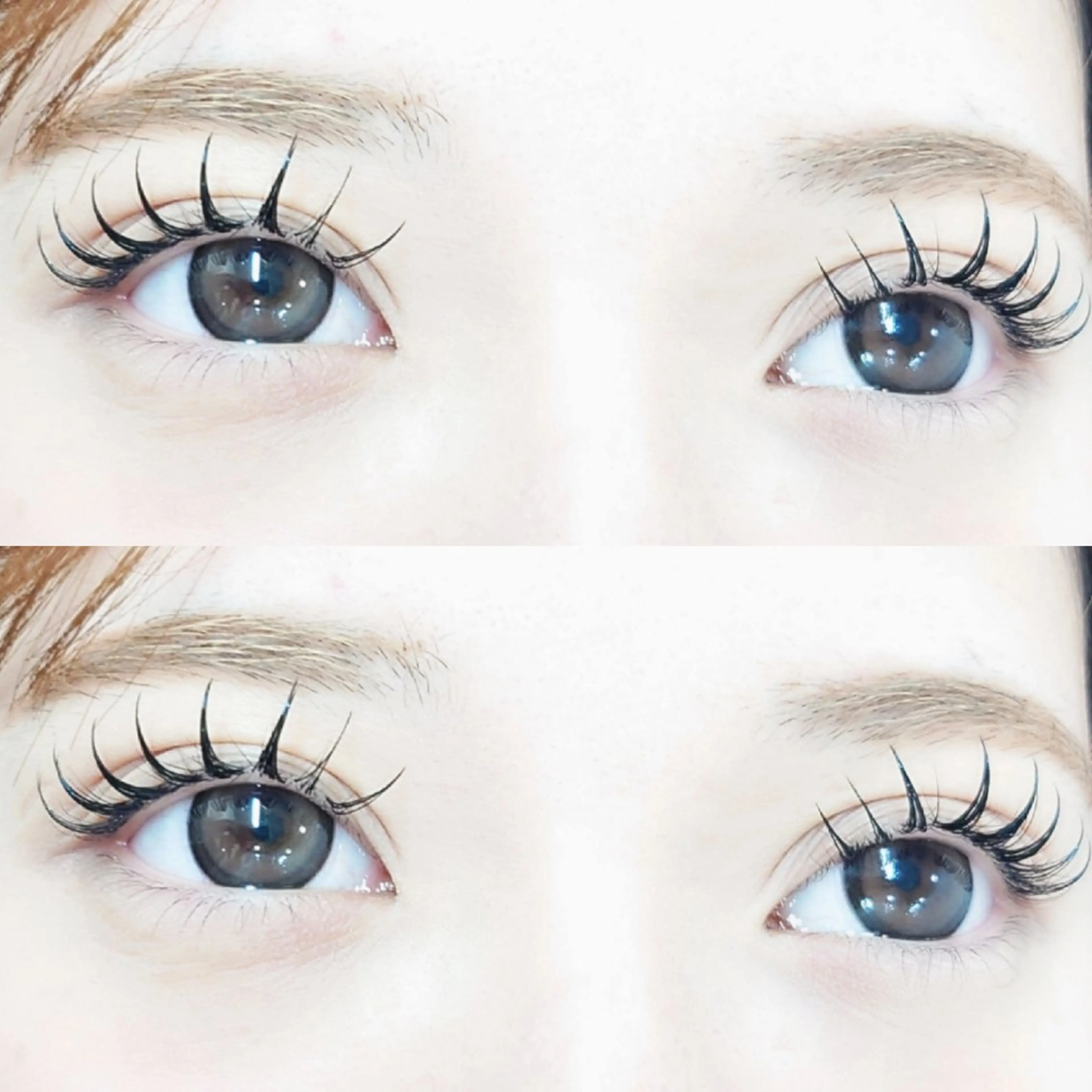 マツエク・マツパ 束感まつ毛 フラットラッシュ 菊地 美月のマツエク・マツパデザイン