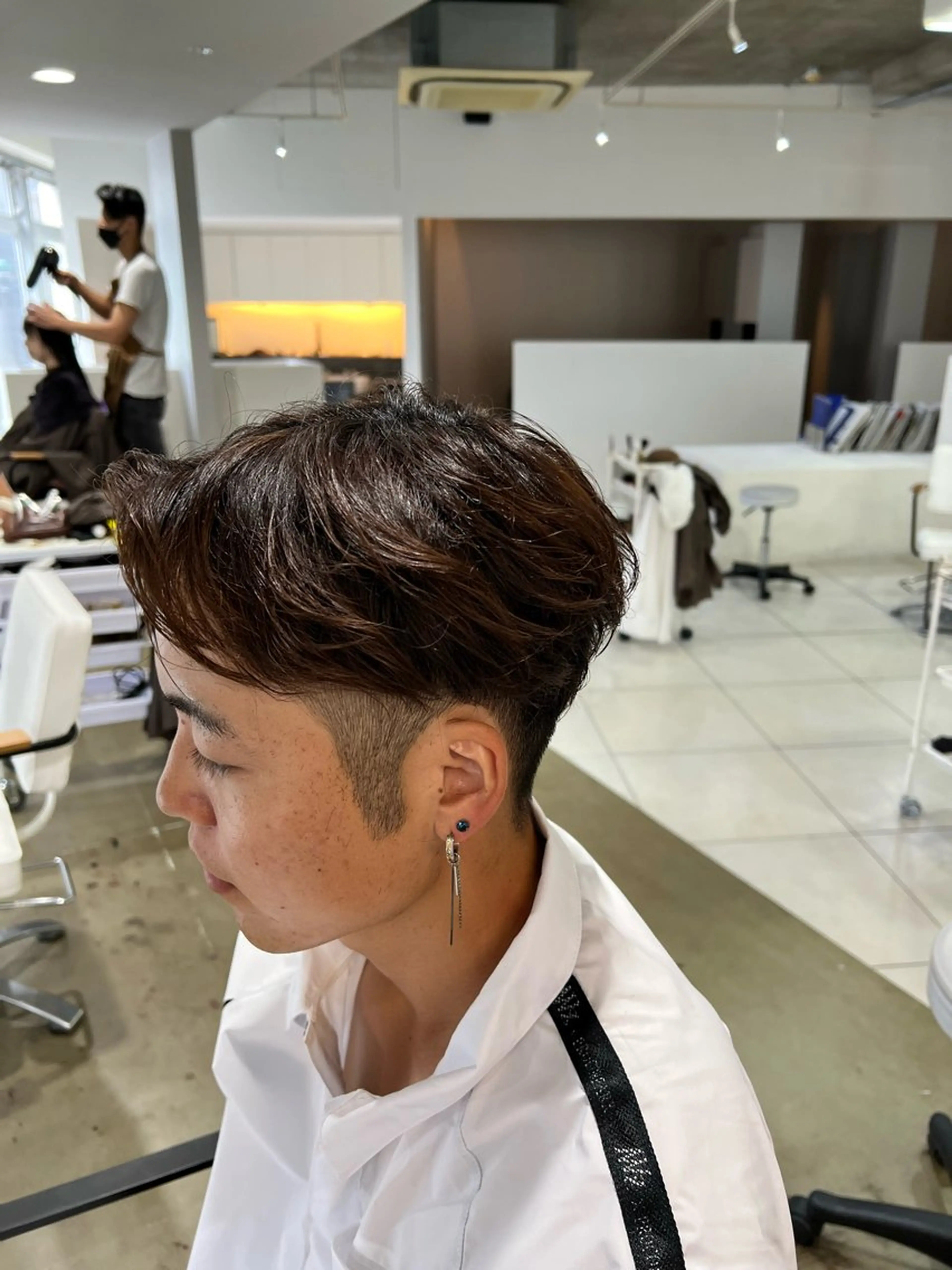 メンズ カット シンヤ/梅田/茶屋町 髪質改善のヘアスタイル