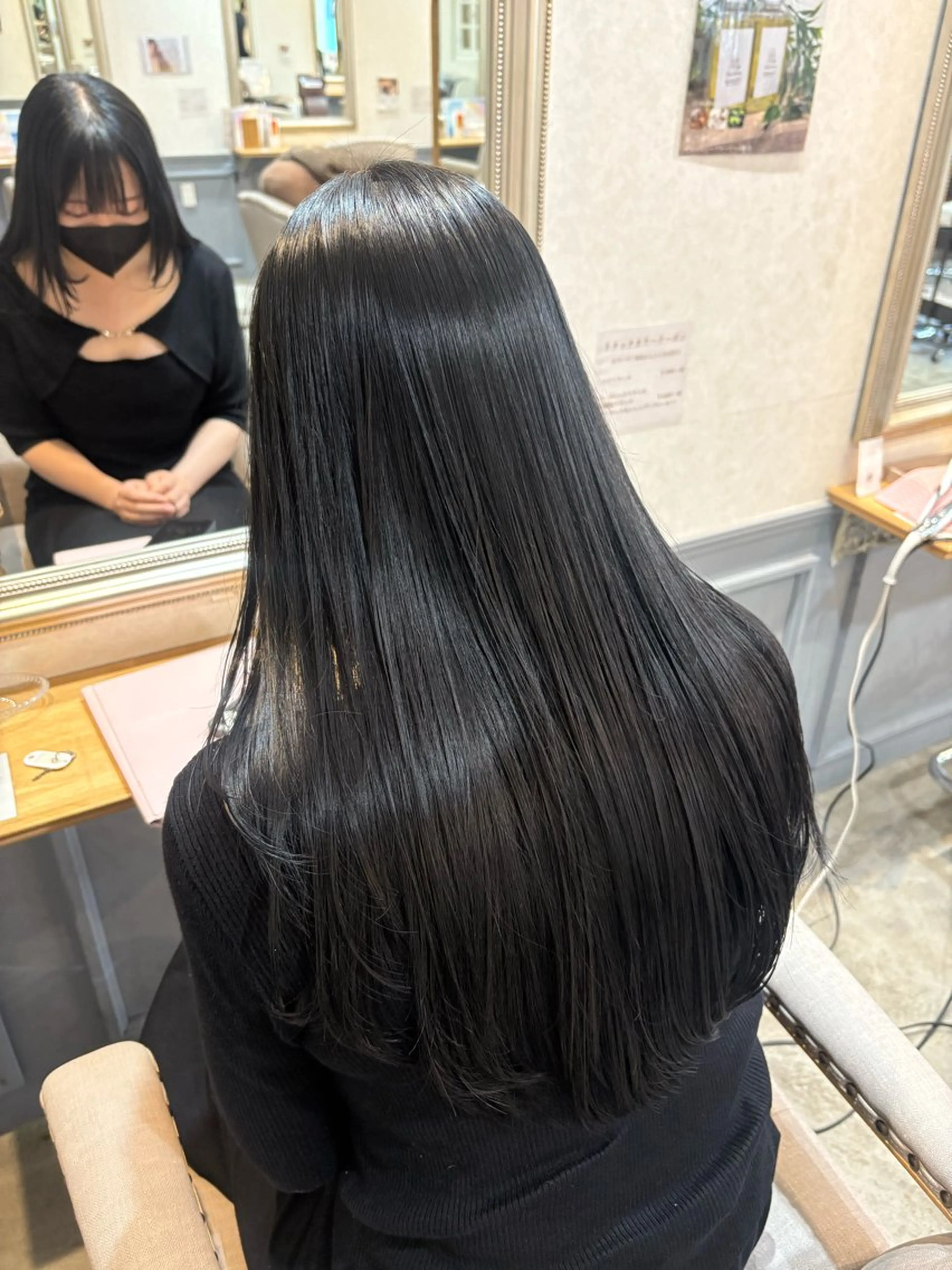 ロング カット ヘアカラー サンクチュアリ千里山店所属・美容室 sanctuaryのヘアスタイル