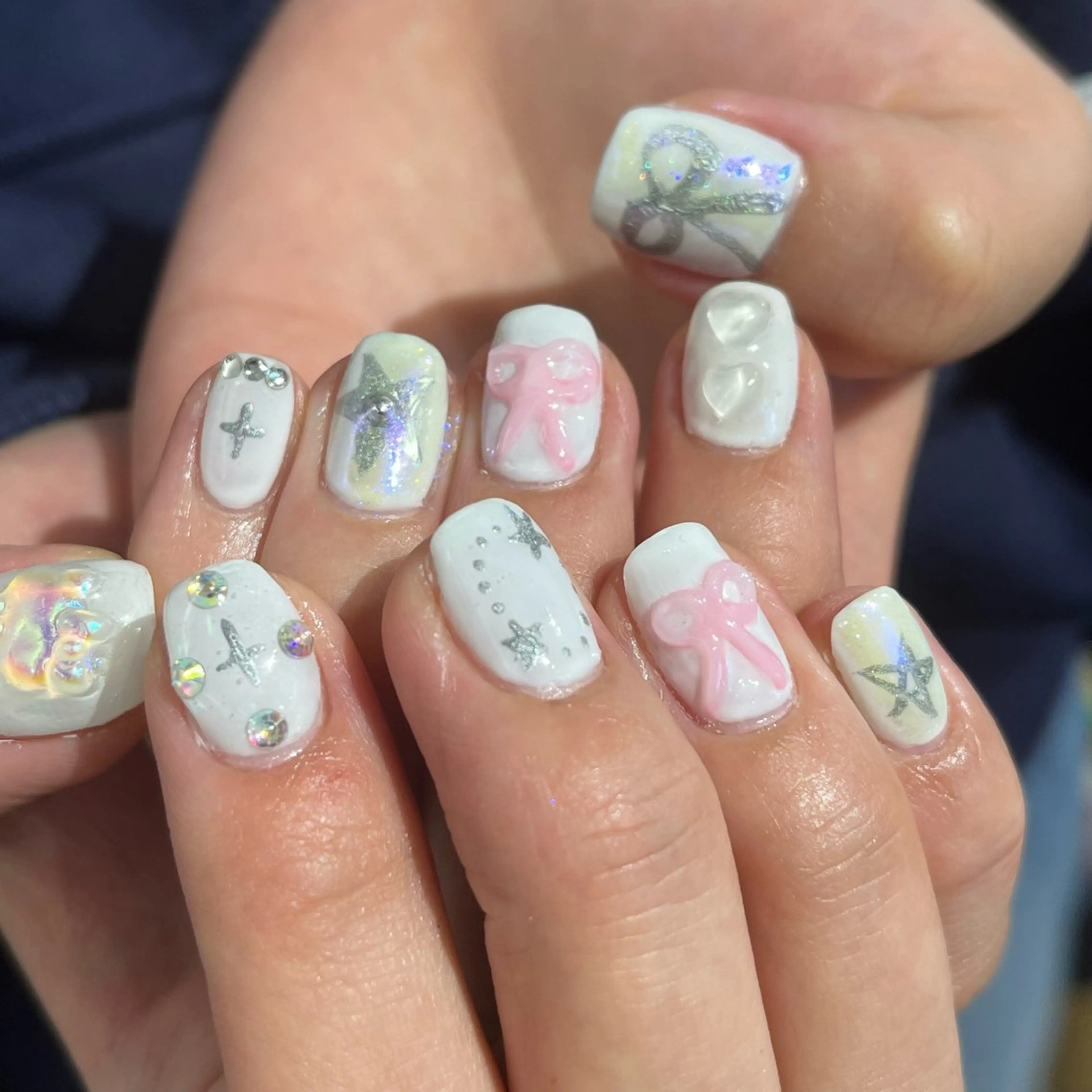 ネイル ハンドネイル メンズパーマ/ メッシュ📍ﾕﾘのヘアスタイル