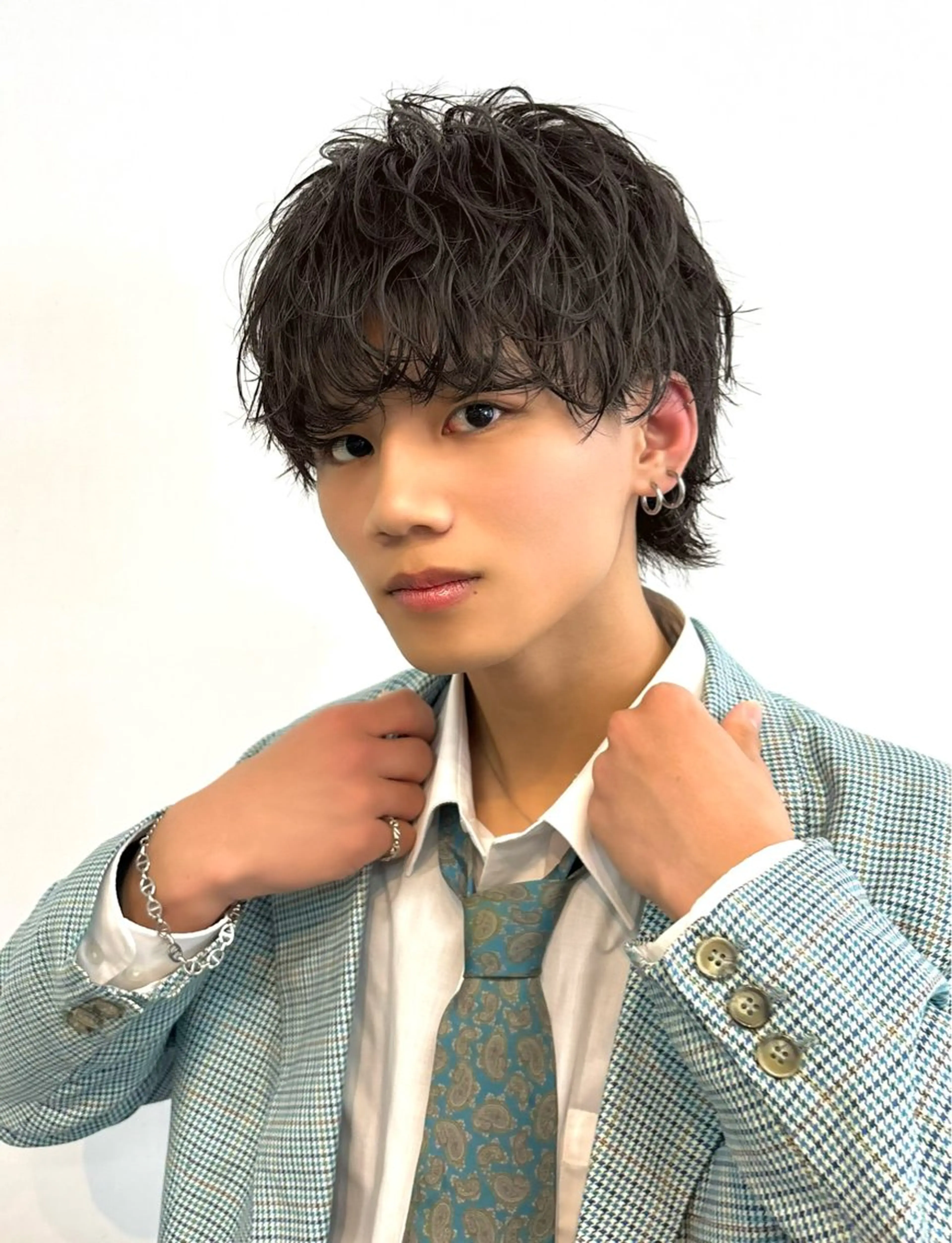 ショート パーマ メンズ パーマ トリートメント ヘアセット 11.12月限定割引 fifth前比嘉💥のヘアスタイル