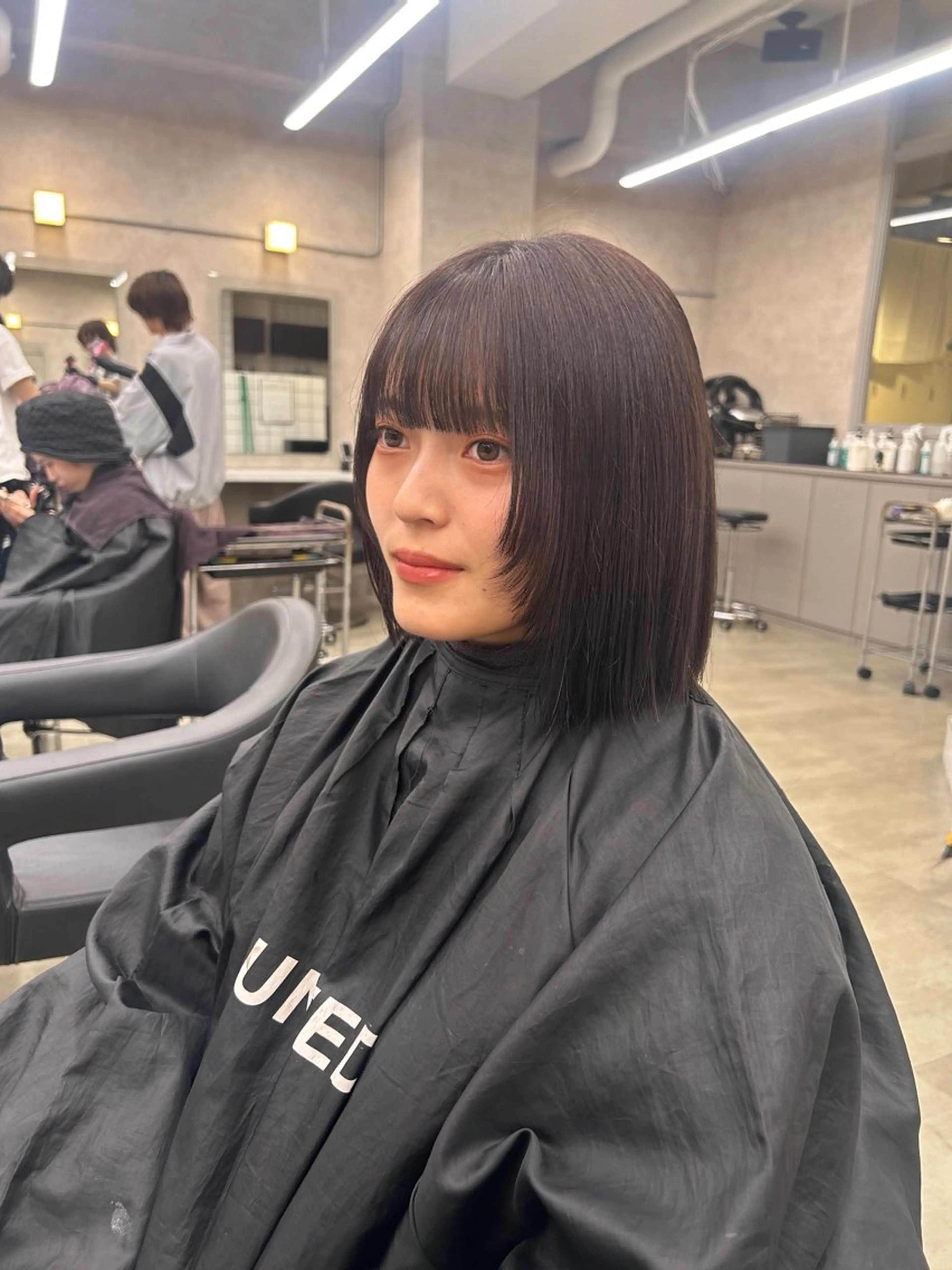 カラー 透明感ベージュ🤎 ナチュラルレイヤーのヘアスタイル