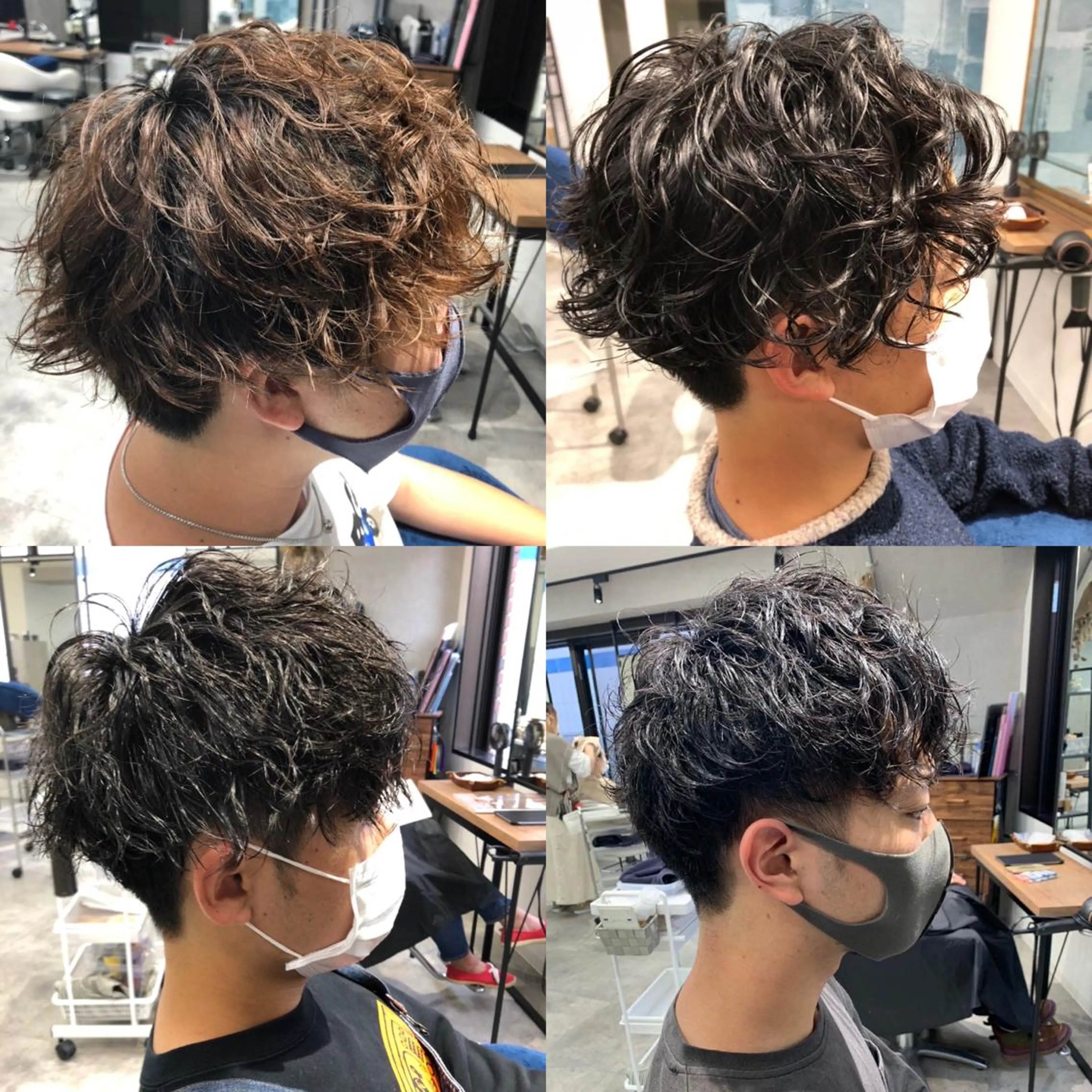 パーマ メンズ メンズパーマ スパイラルパーマ カット パーマ トリートメント Noy所属・Noyヨシモト ヒロトのヘアスタイル
