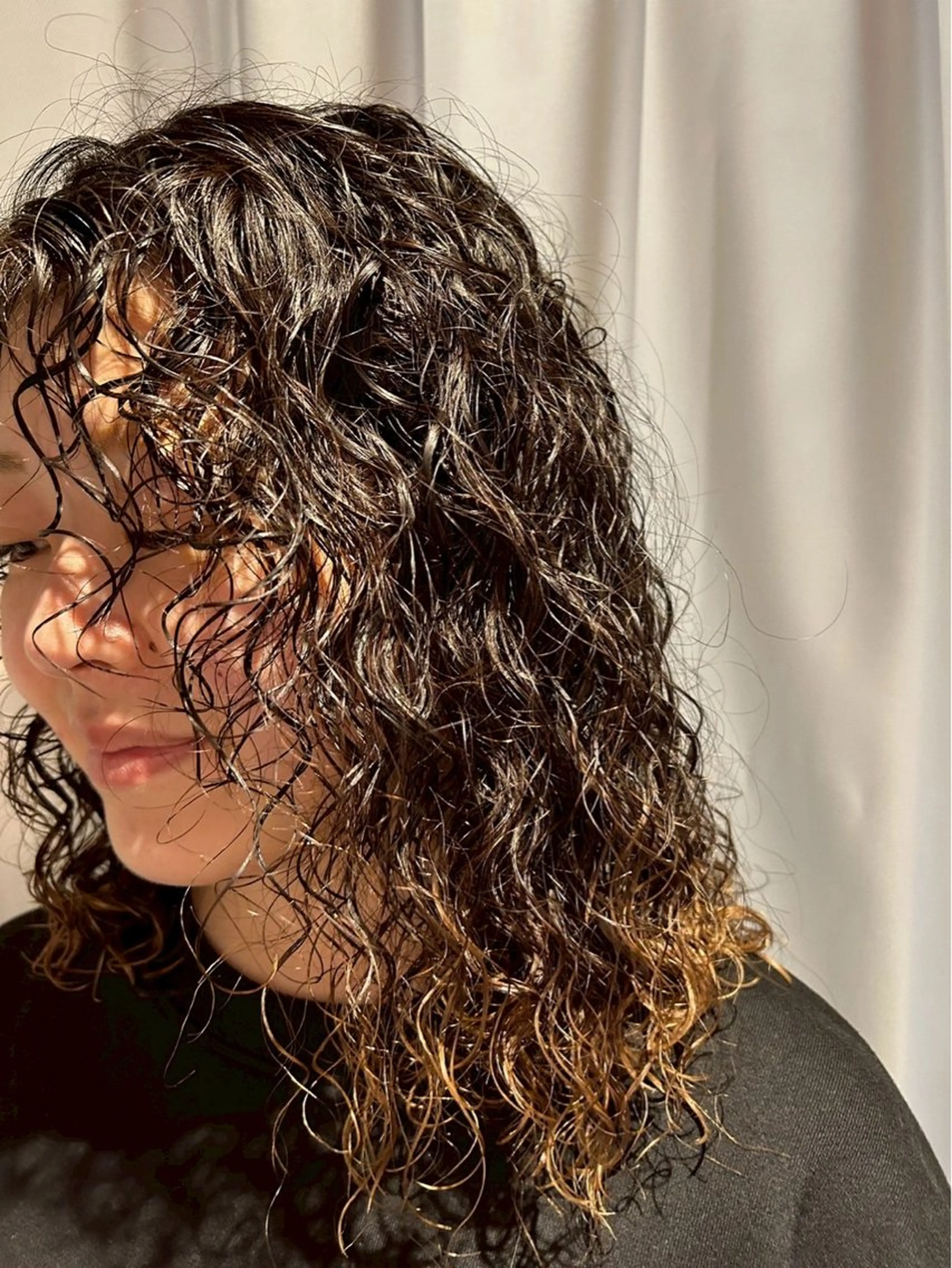 パーマ スパイラルパーマ 久保 陵伽のヘアスタイル