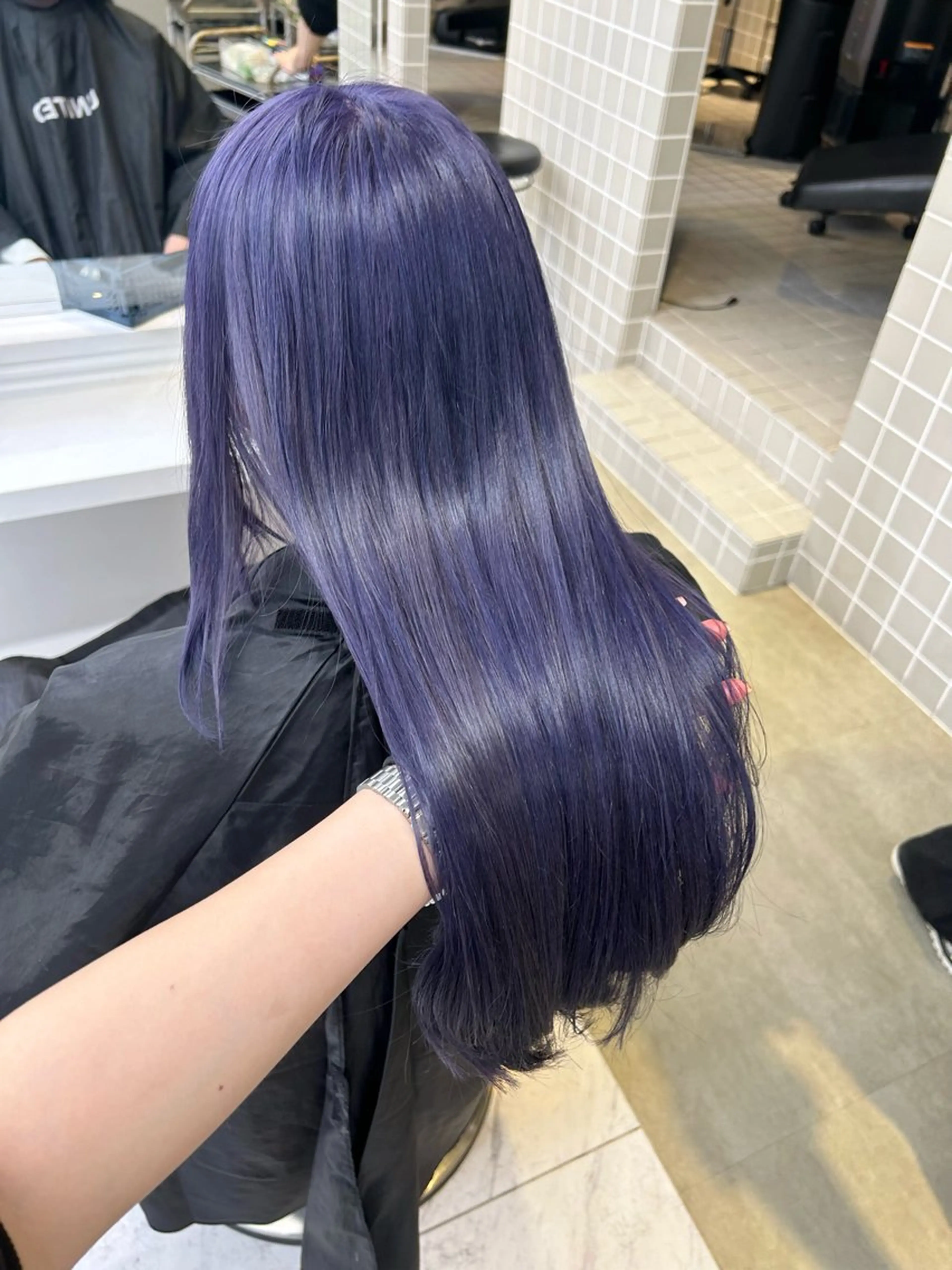 カラー ヘアカラー トリートメント 透明感ベージュ🤎 ナチュラルレイヤーのヘアスタイル