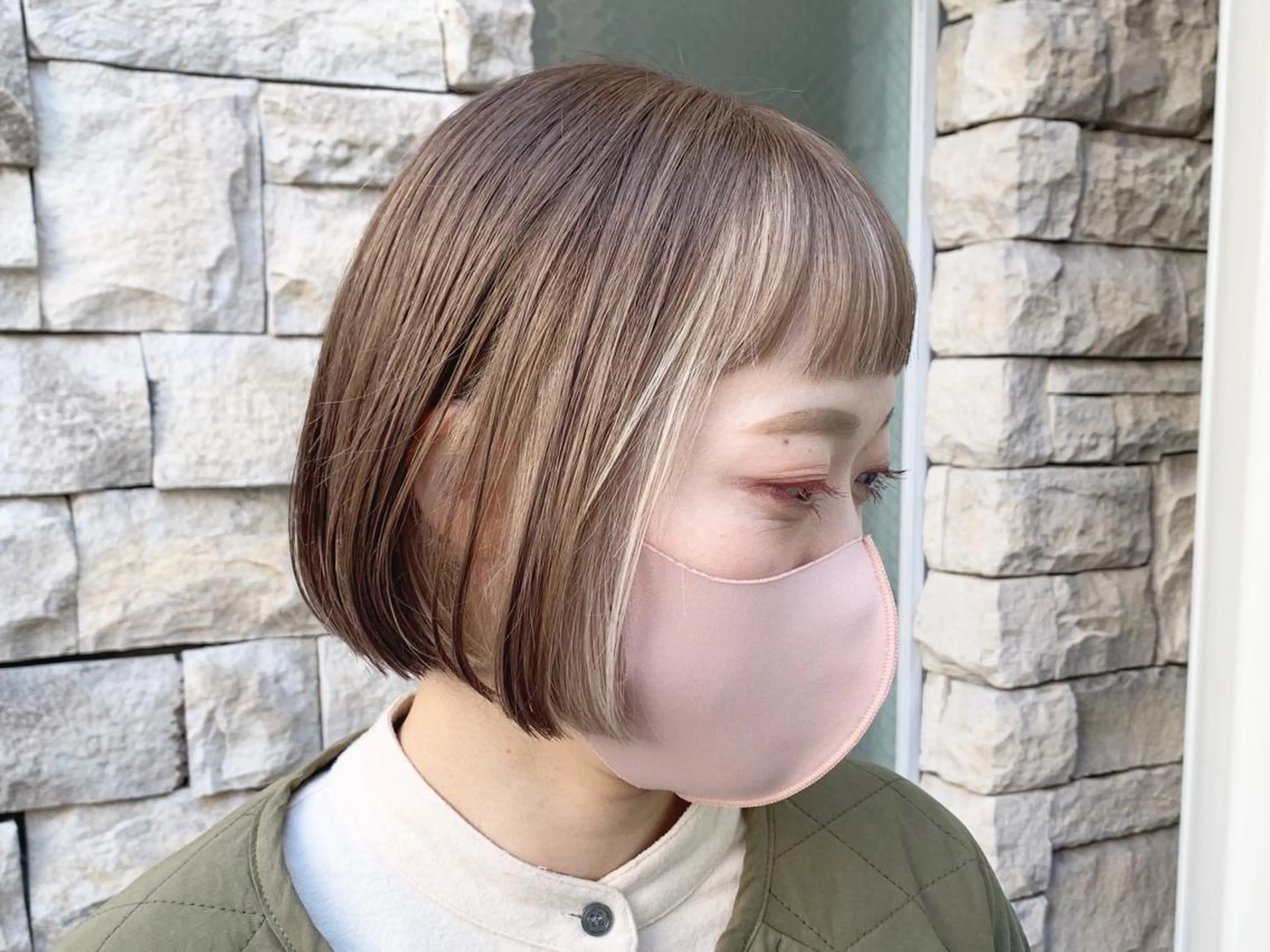 ショート カラー ハイライトカラー ハイライト EMANON天神所属・Hitomi Ezakiのヘアスタイル