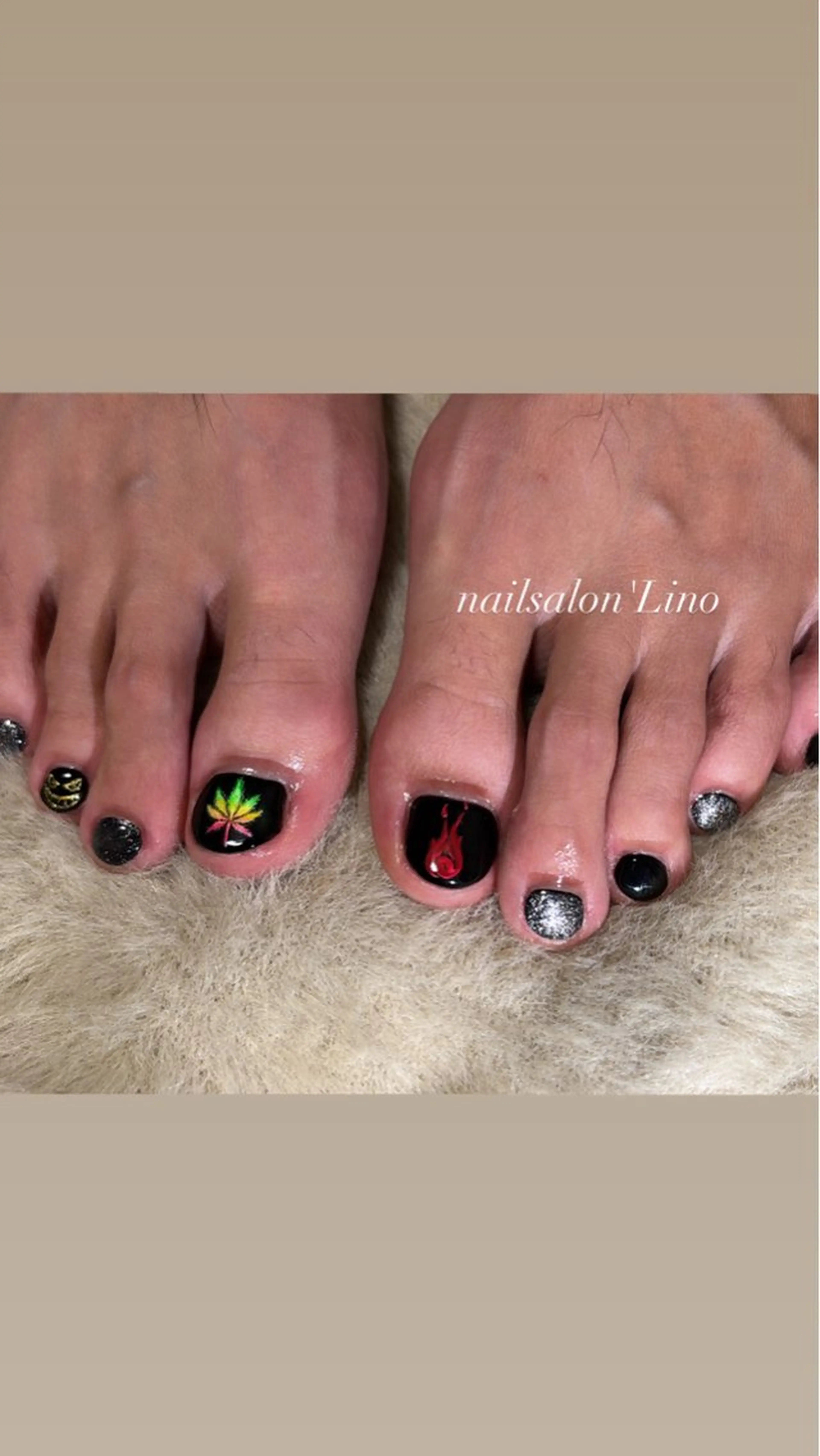 ネイル アートネイル フットネイル メンズネイル Lino𓂃⟡.· Chizuruのネイルデザイン