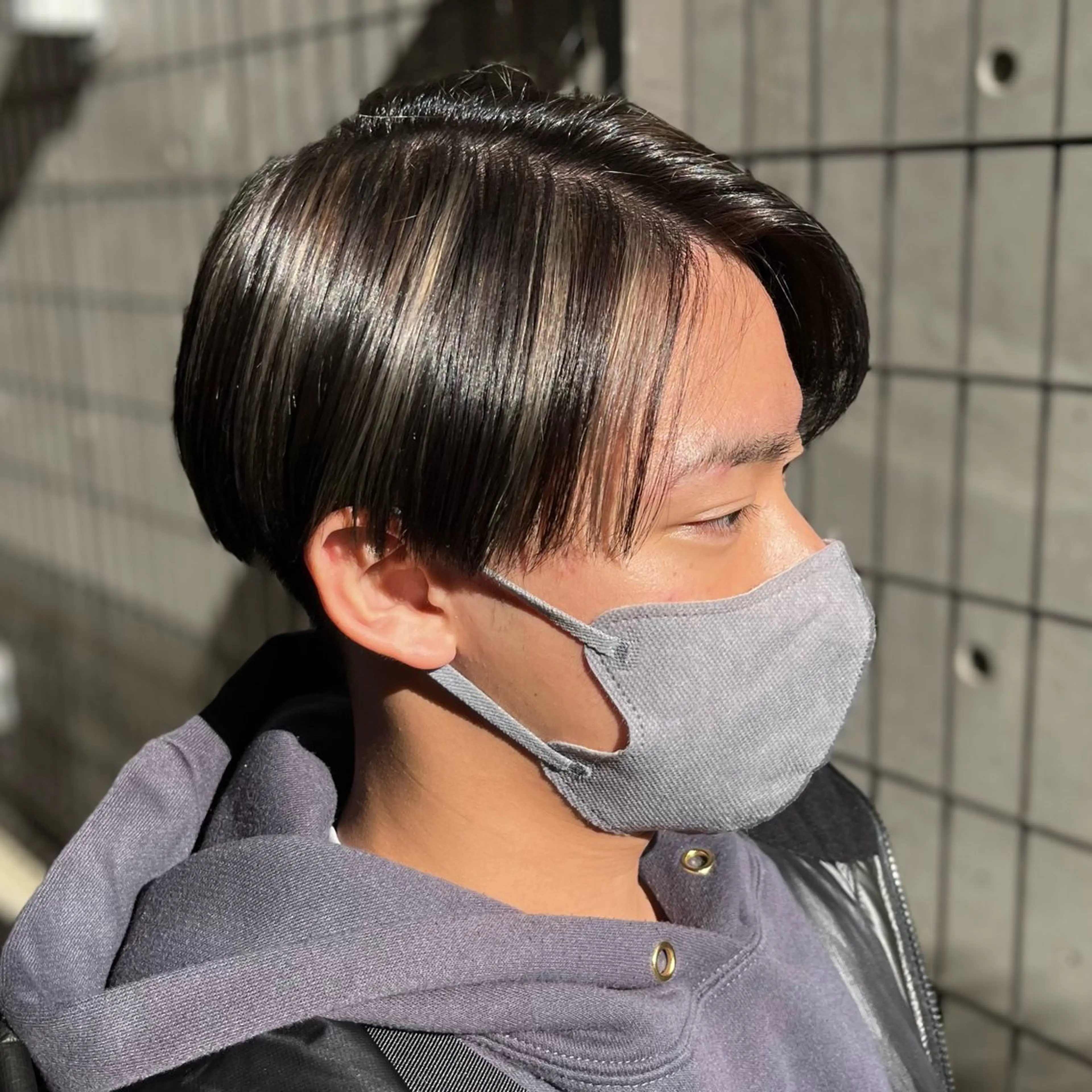 【⚜️人気No.2⚜️】メンズカット+ポイント縮毛矯正の写真