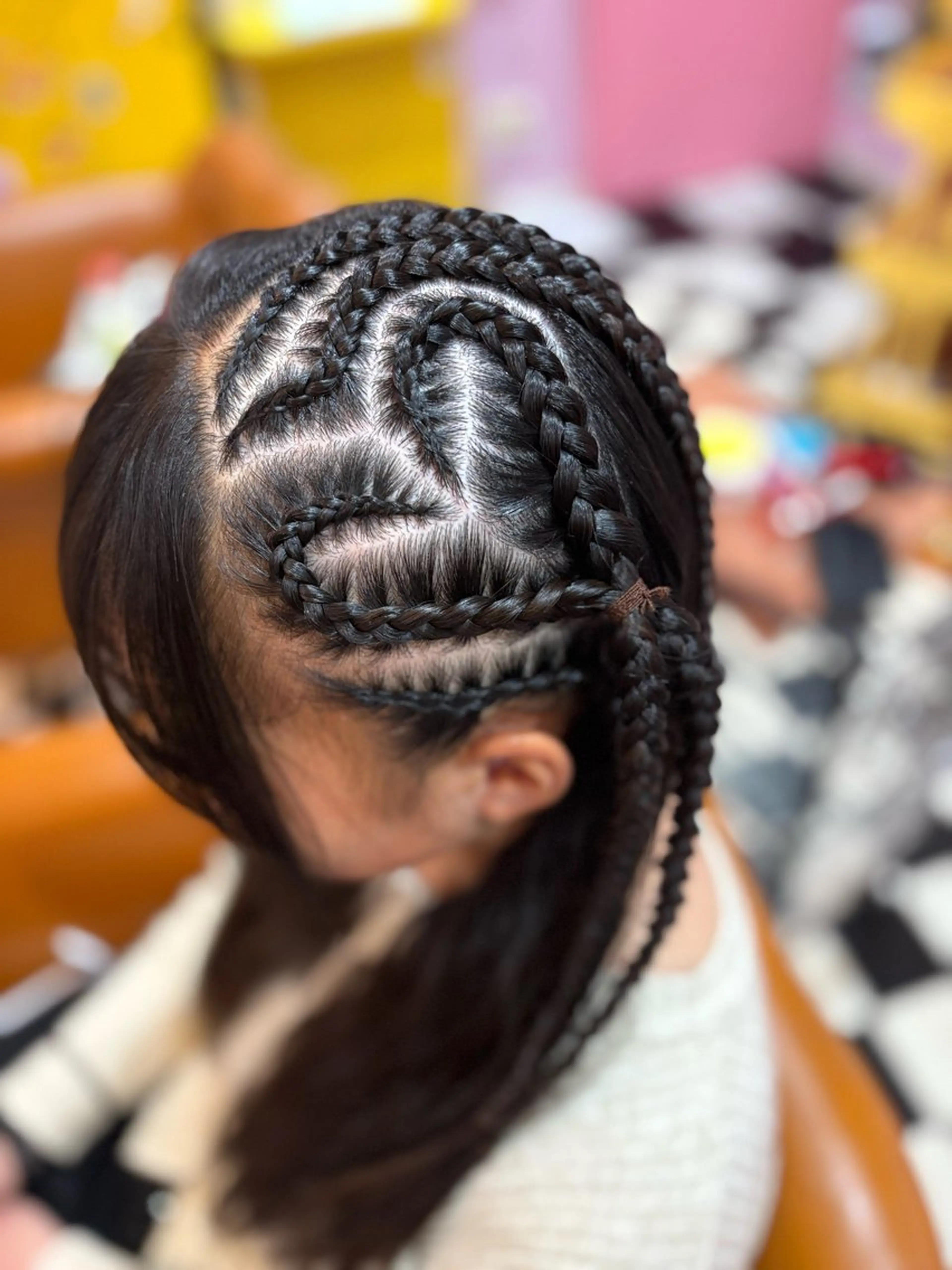 ロング ヘアセット チビ編み込みエクステ どぅ〜す/YUIのヘアスタイル