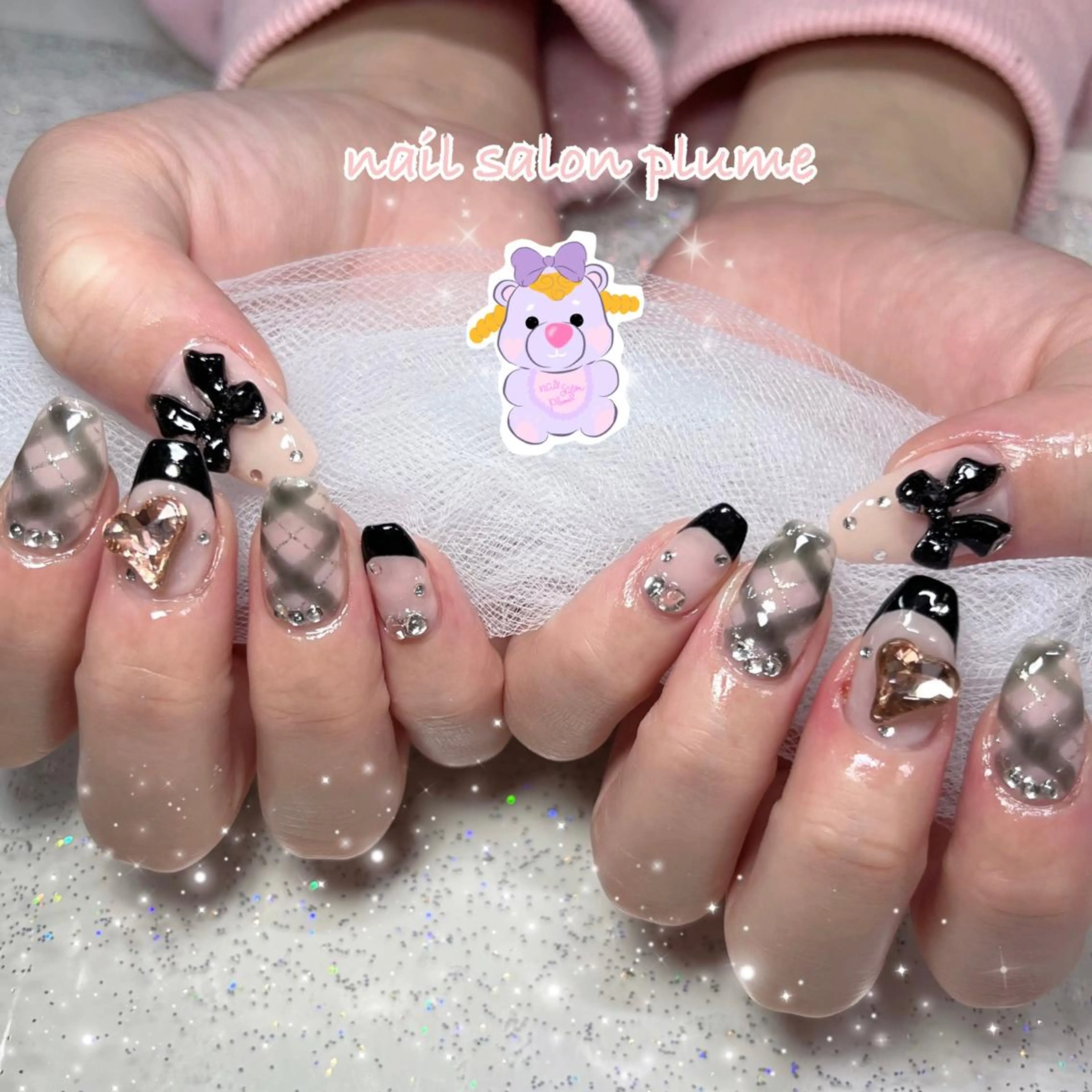 ネイル ハンドネイル plume nail ☆韓国ネイルのネイルデザイン
