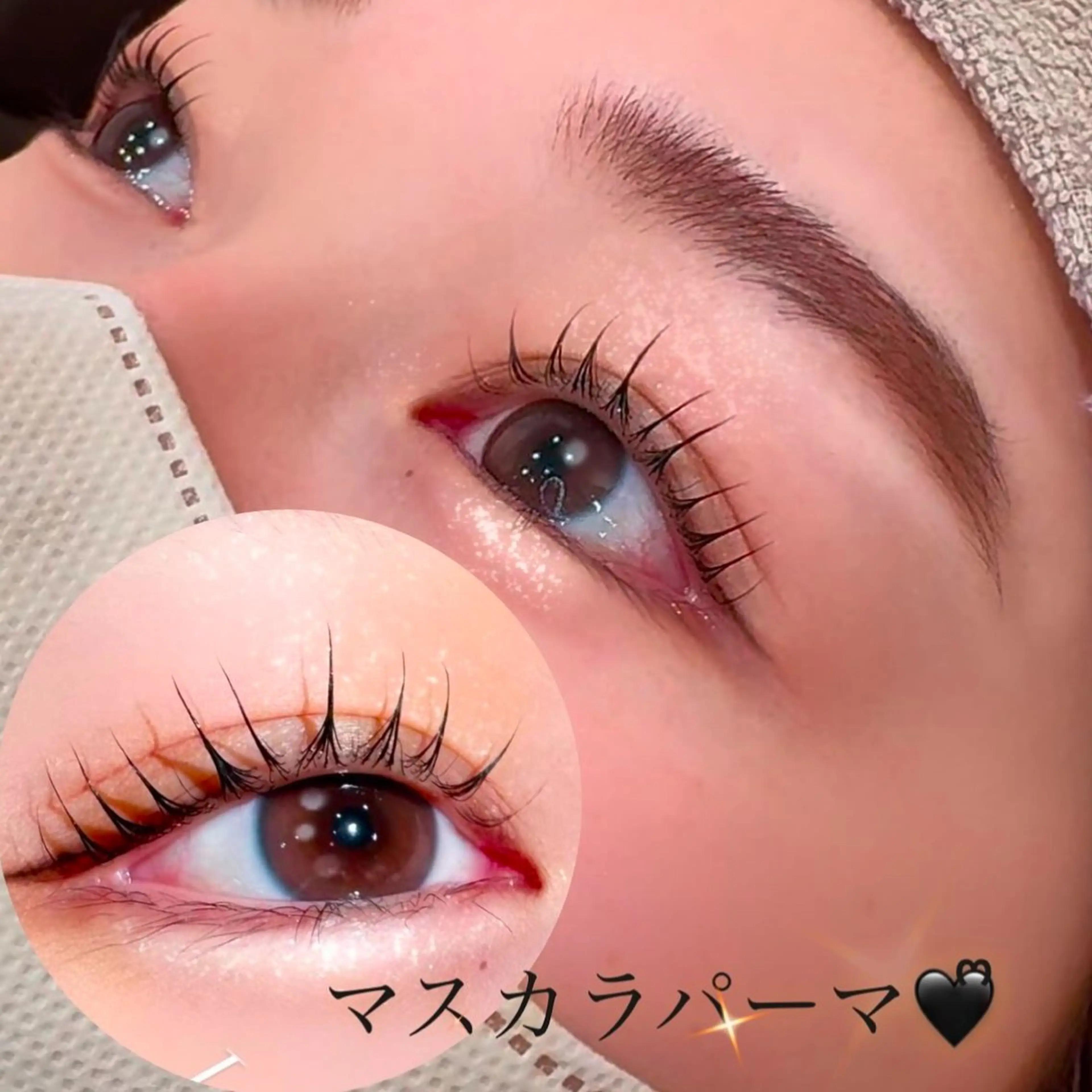 マツエク・マツパ マツパ れいな仙台マツパ🩵 LionHeart”のマツエク・マツパデザイン