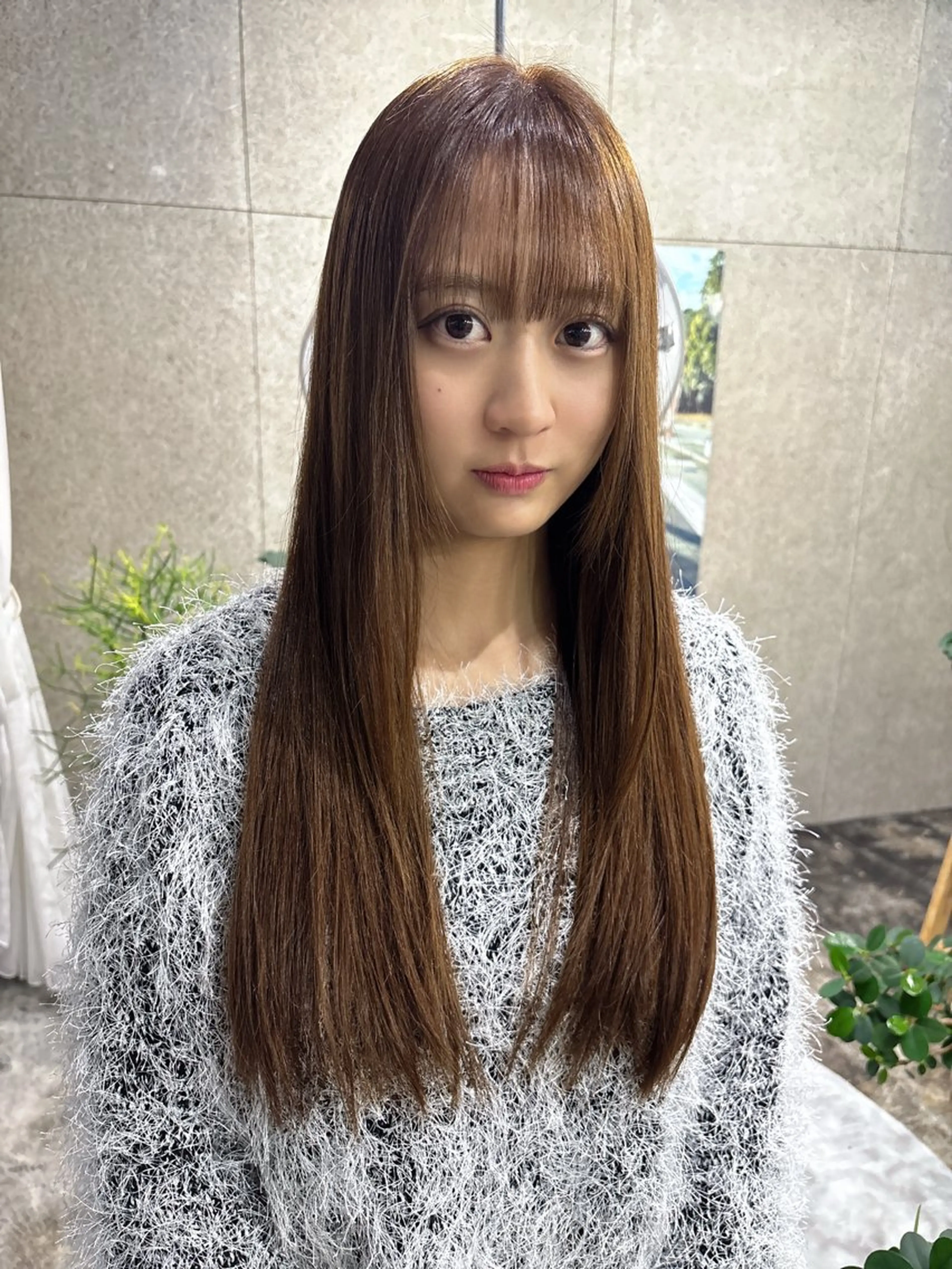 カラー ヘアカラー トリートメント KUBO HADUKIのヘアスタイル