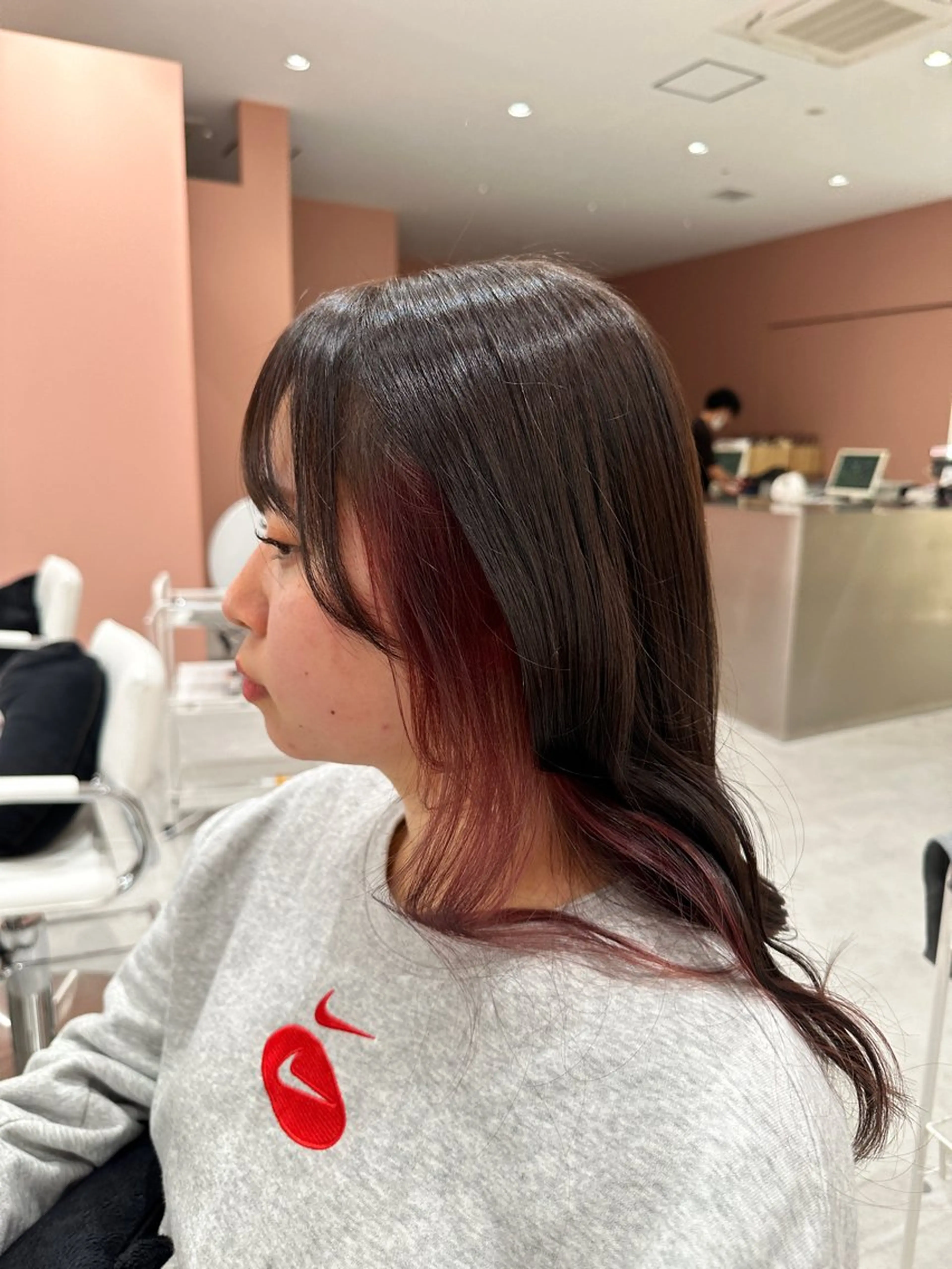 セミロング ヘアカラー TRUNS所属・こうた/髪質改善 ストレート/ヘアケアのヘアスタイル