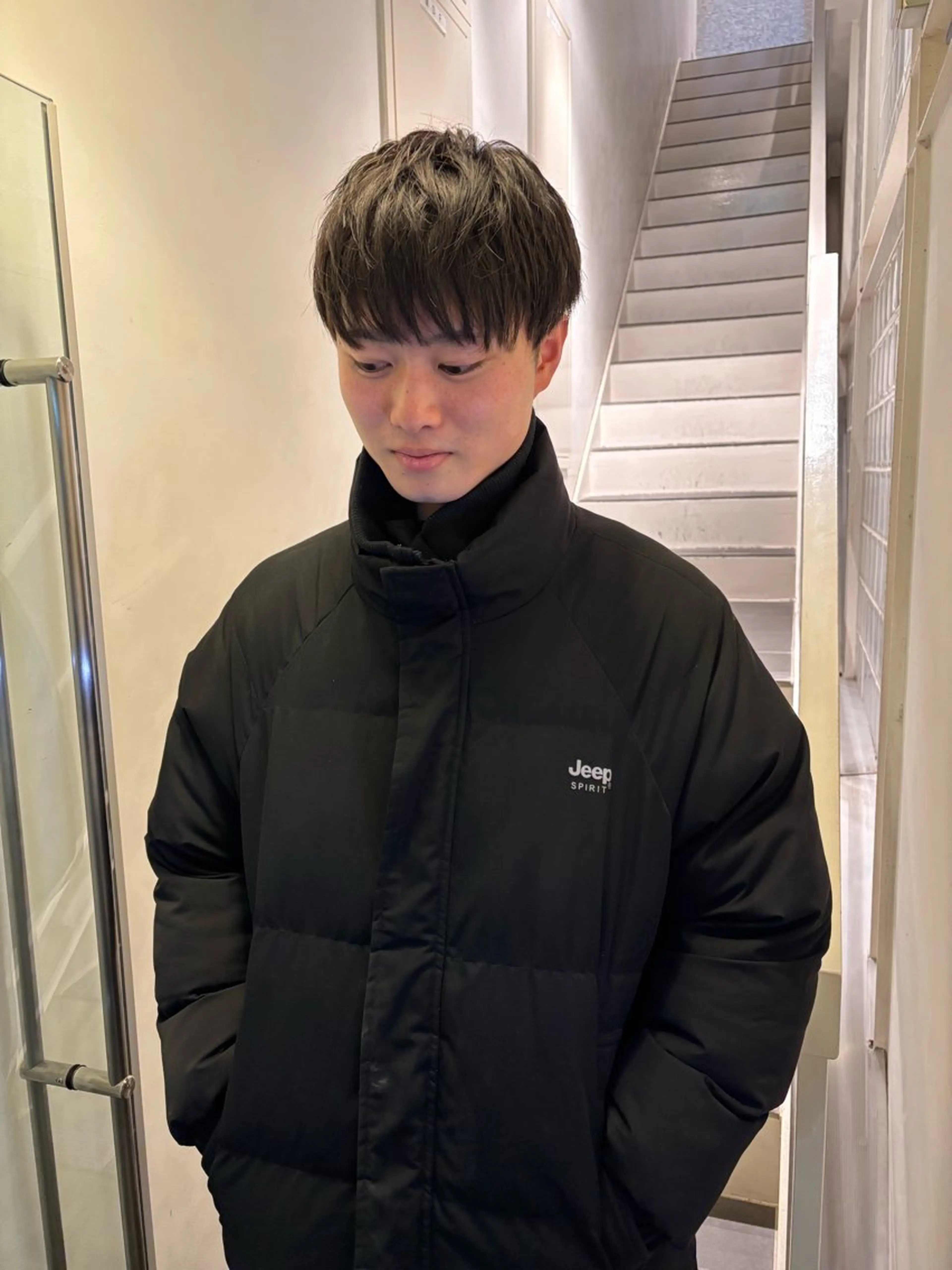 ショート メンズ マッシュ カット ヘッドスパ メンズパーマ/ブリー チ/motokiのヘアスタイル