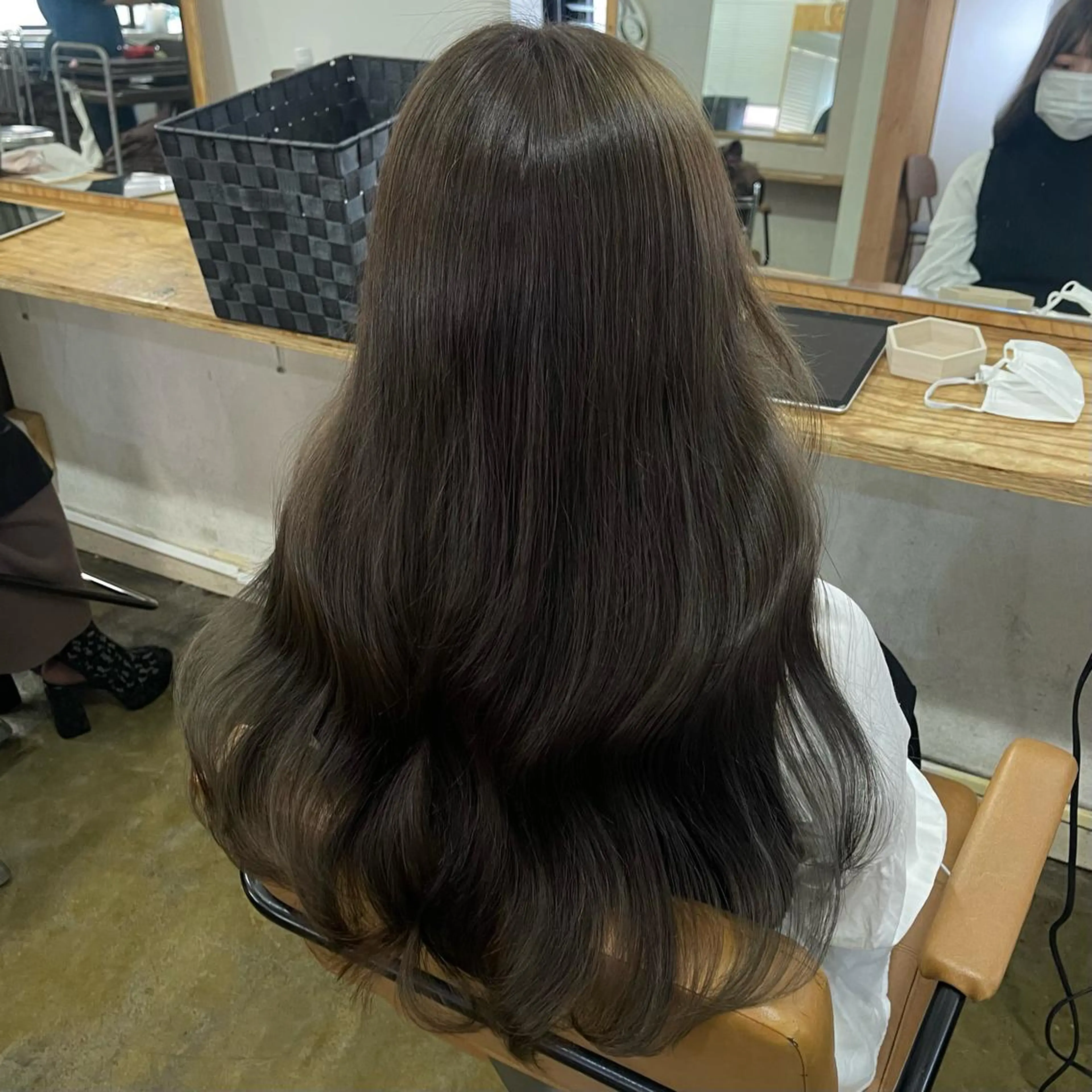 セミロング ヘアカラー トリートメント ナカヤマナナエ ♡のヘアスタイル