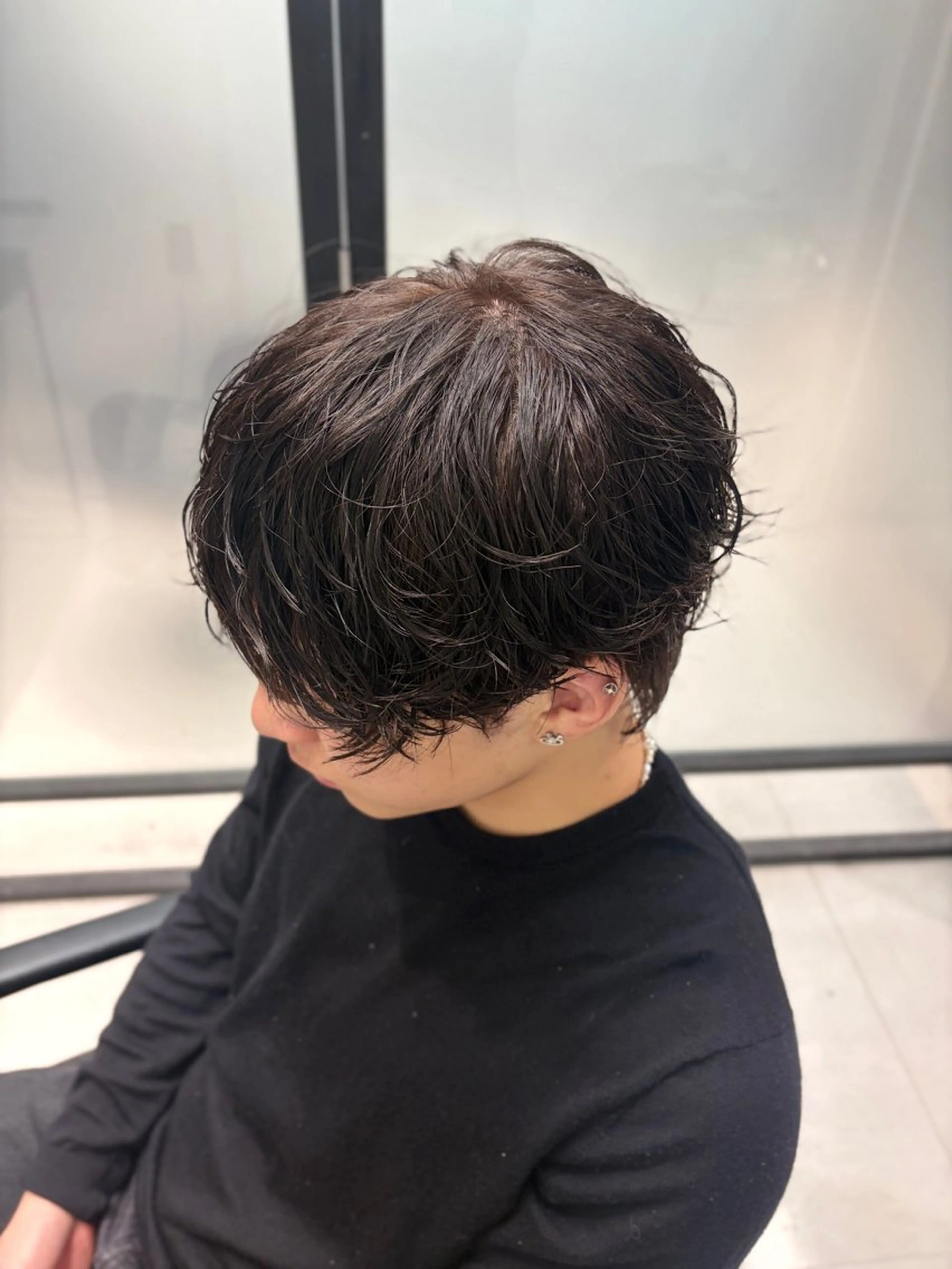 パーマ メンズ メンズパーマ カット パーマ 曲がる縮毛矯正/ メンズパーマ森隆之介のヘアスタイル