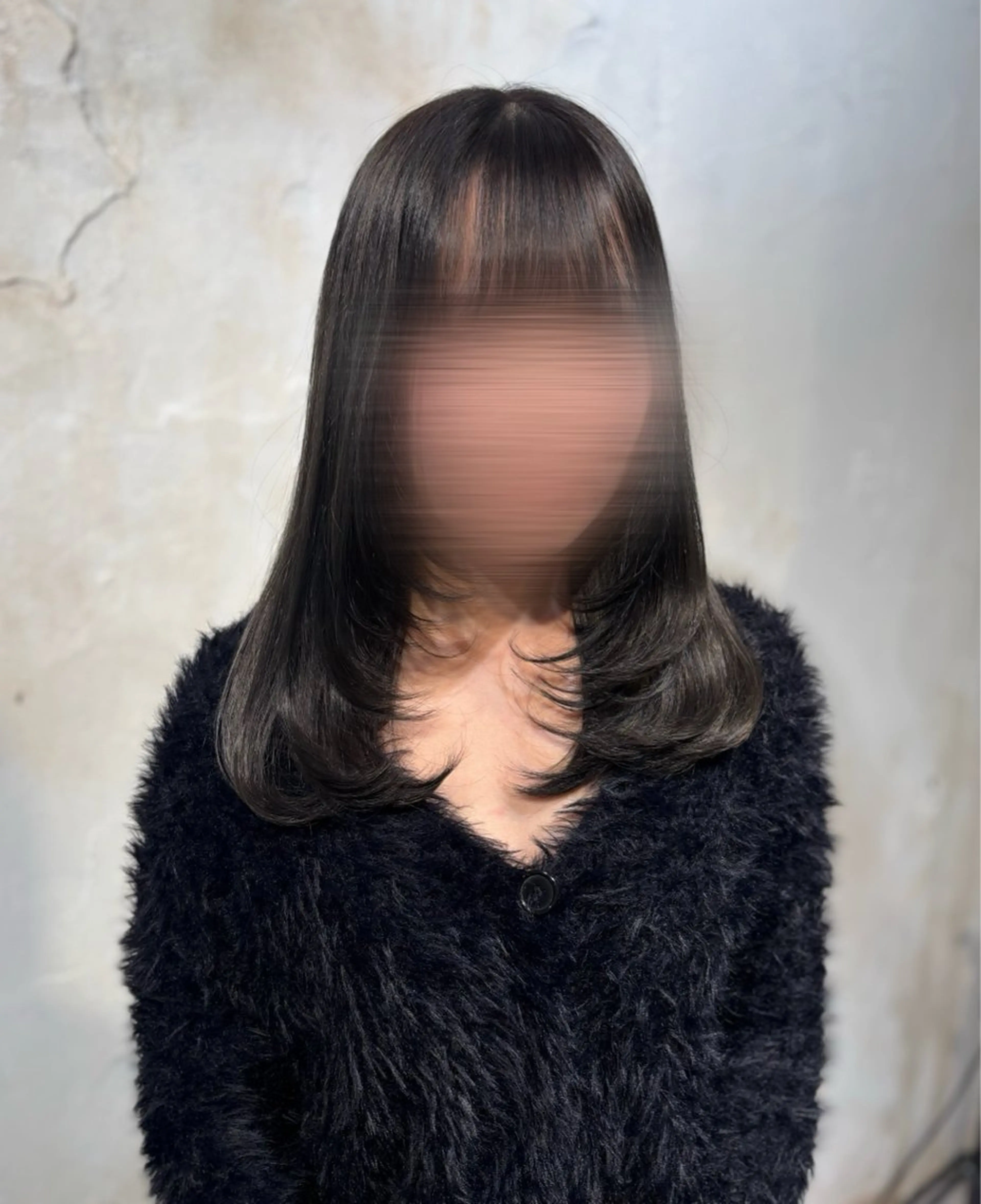 ⚜️顔周りレイヤーカット➕ワンカラー⚜️の写真