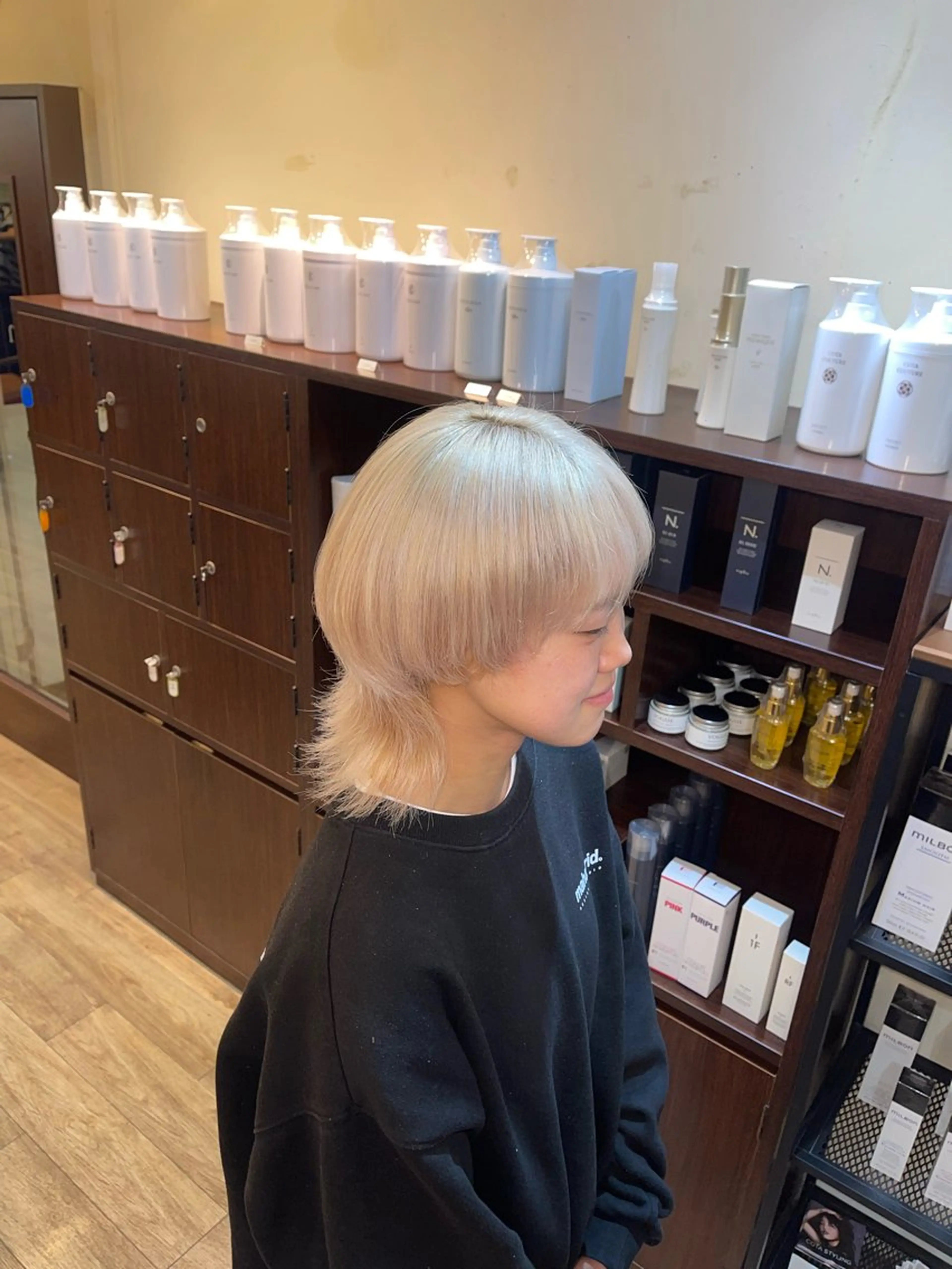 カラー ヘアカラー トリートメント envogue ゆりのヘアスタイル