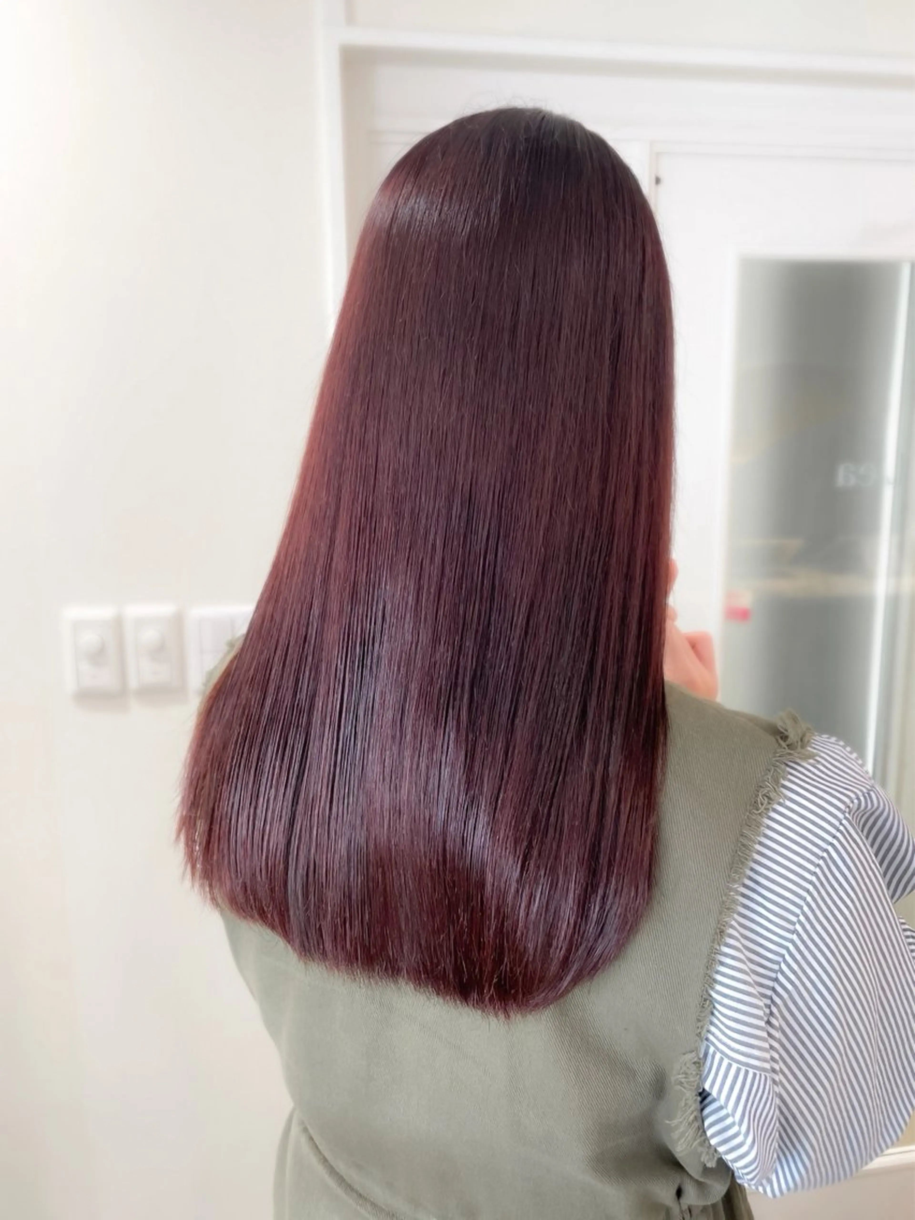 ロング カラー ブリーチ無し透明感 カラー🎀rencaのヘアスタイル