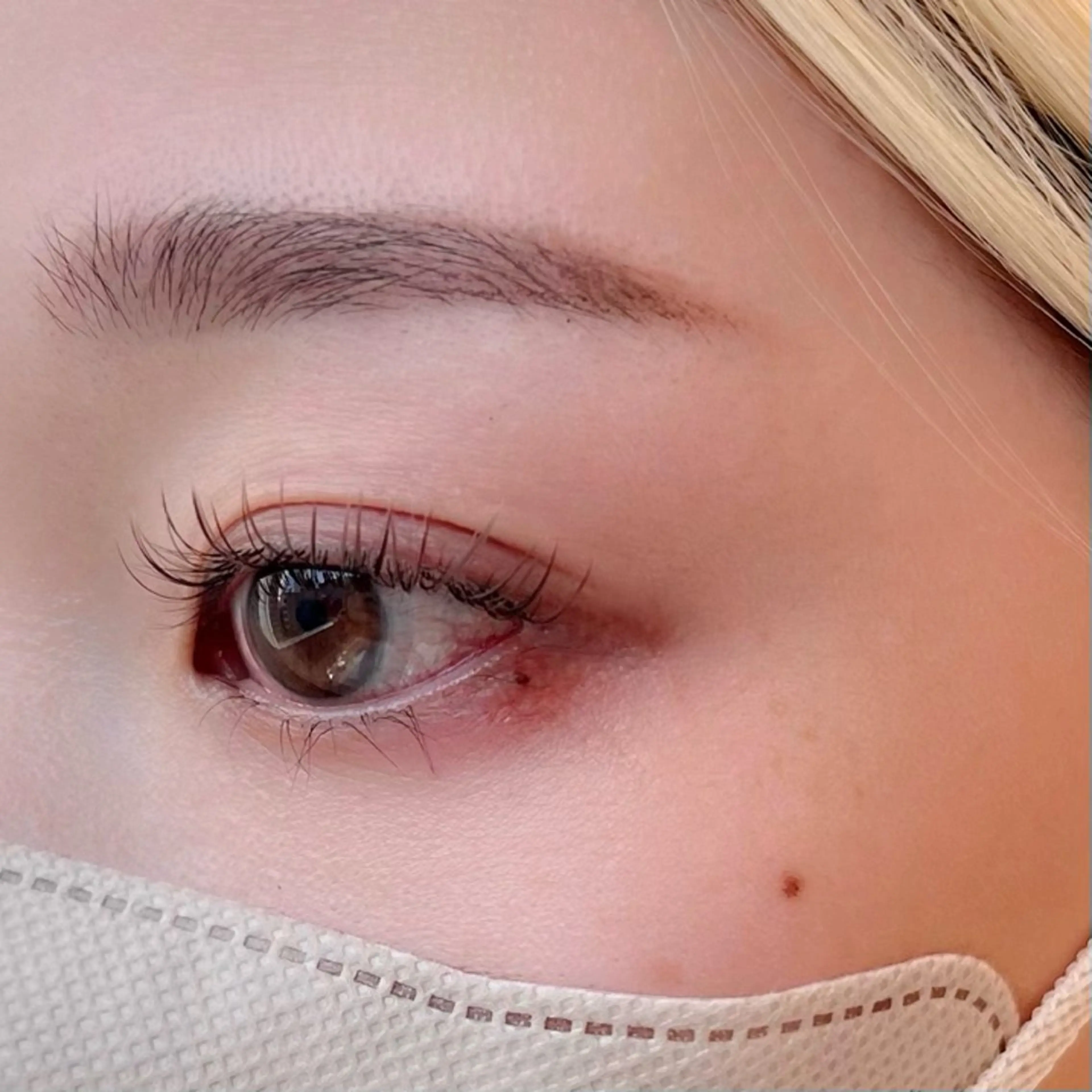 【カラーマツエク】120本¥3500🩵4色のカラーから好きなカラーをミックスできます🩷 ※sns掲載可能な方限定の写真