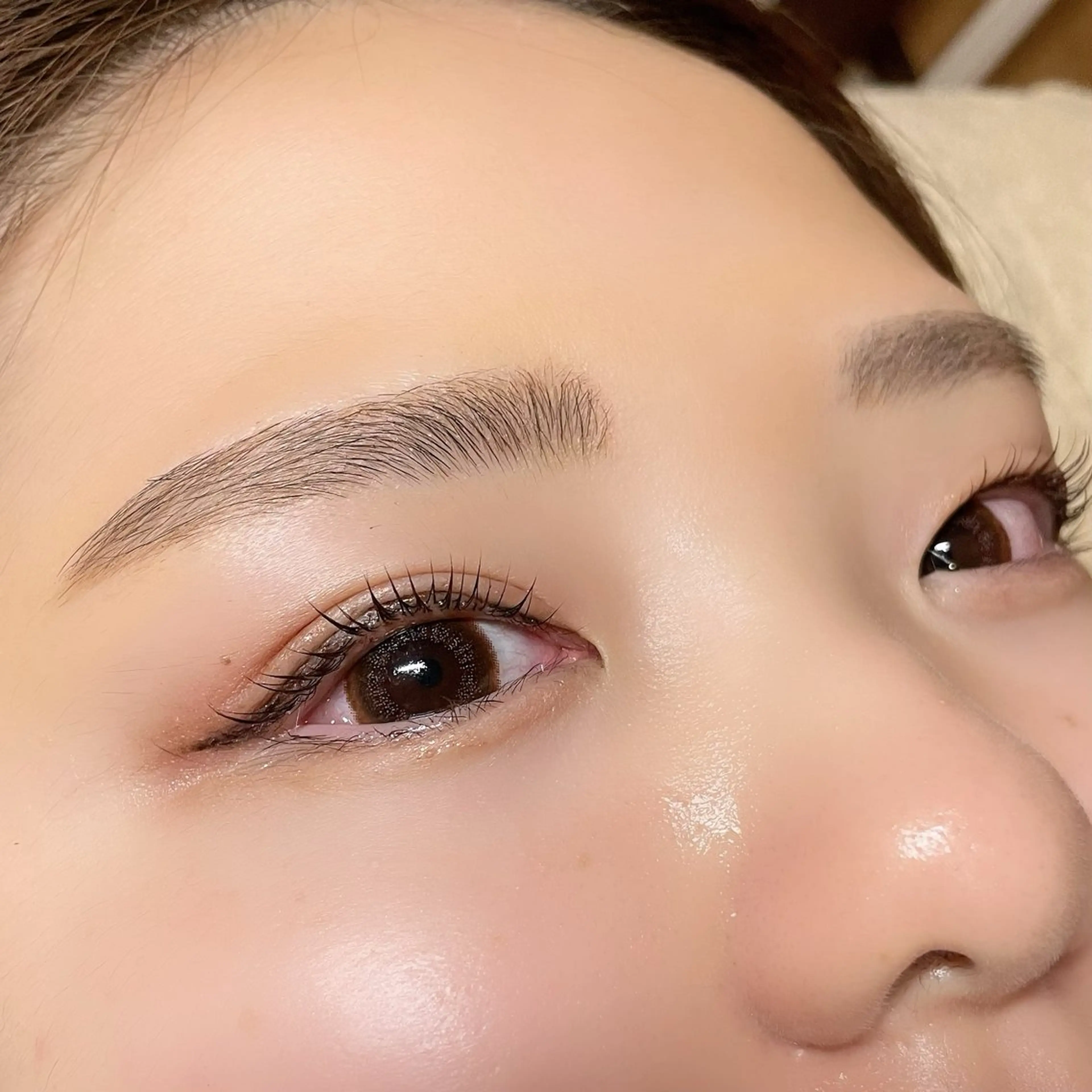 🦋上まつ毛パーマ(美容液仕上げ)& アイブロウデザイニング＋WAX脱毛🫧の写真