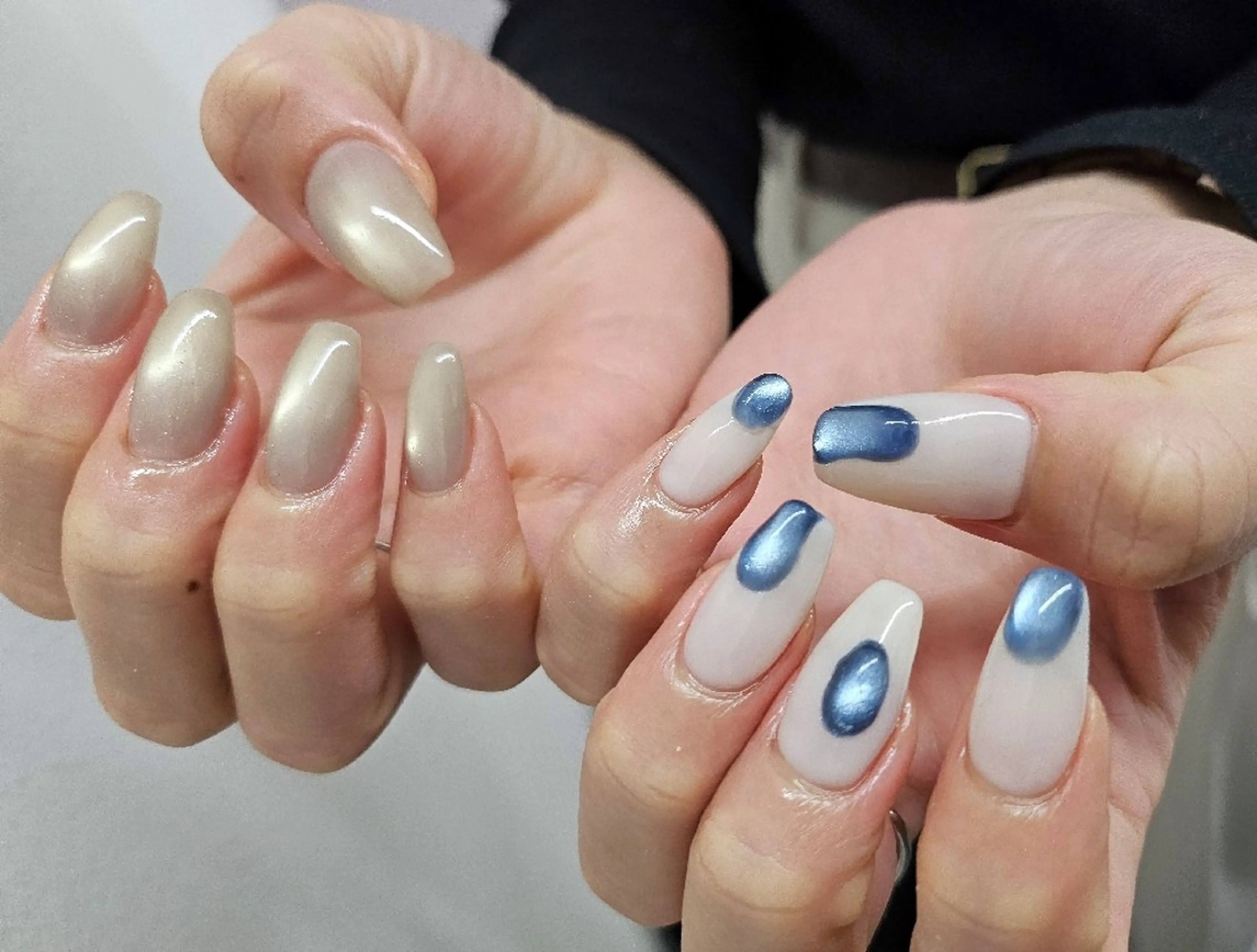 ネイル ジェルネイル マグネットネイル 持ち込み パラジェル ぷっくりネイル ハンドネイル puku nail 🌼kazu🌼のネイルデザイン