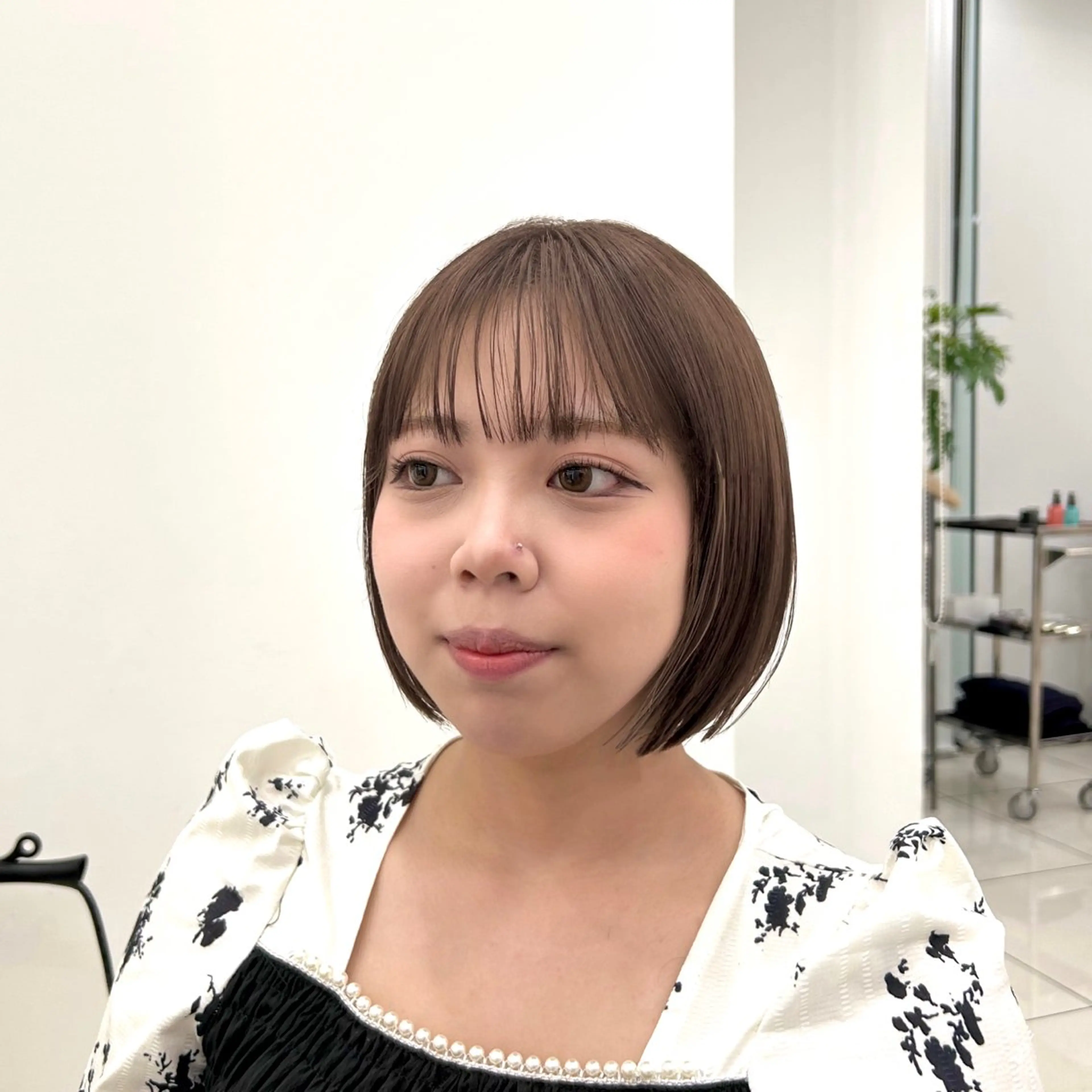 ショート 韓国顔まわり/前髪 /レイヤー/いつきのヘアスタイル