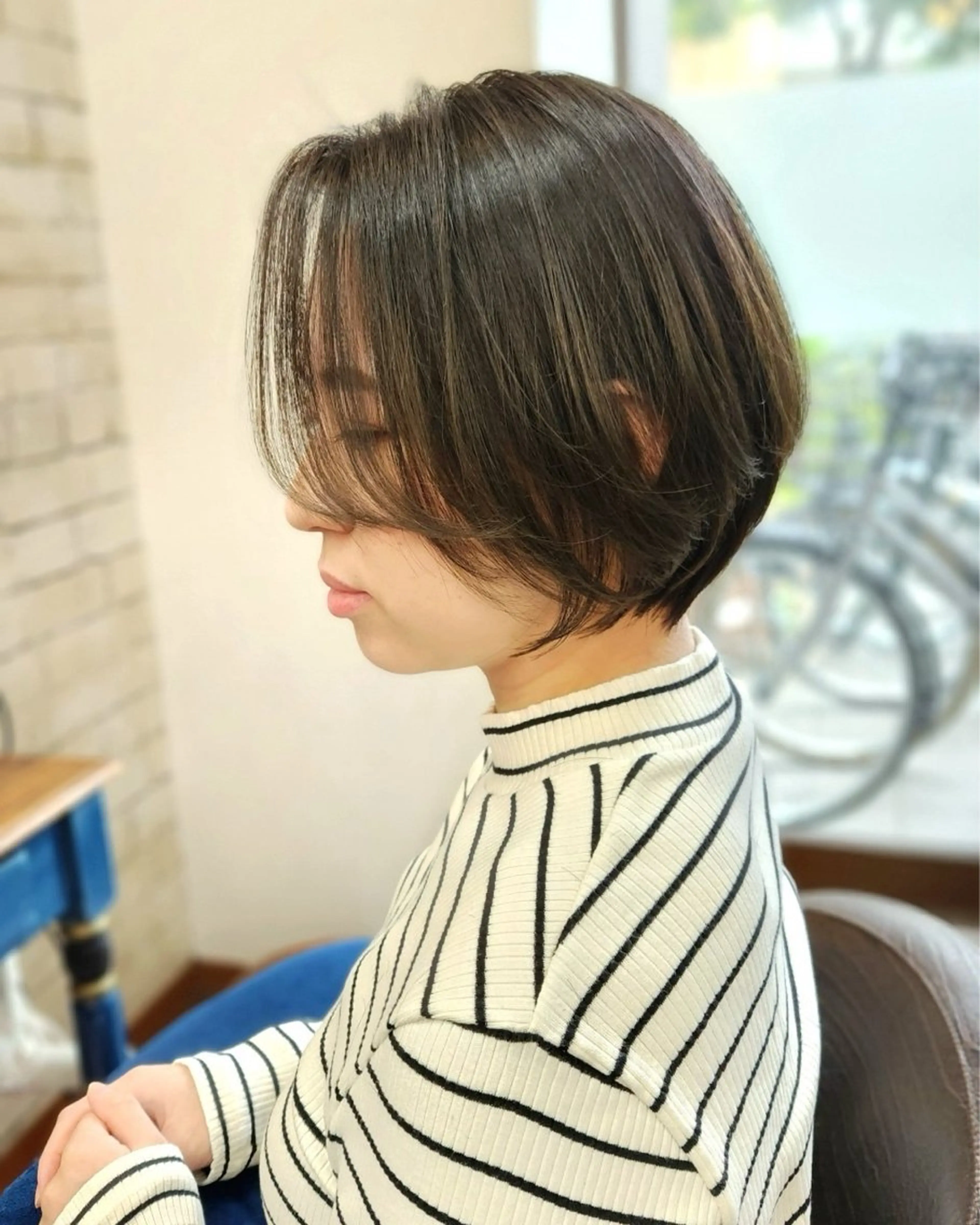 ショート カコ/レイヤーカット ヘアアレンジのヘアスタイル