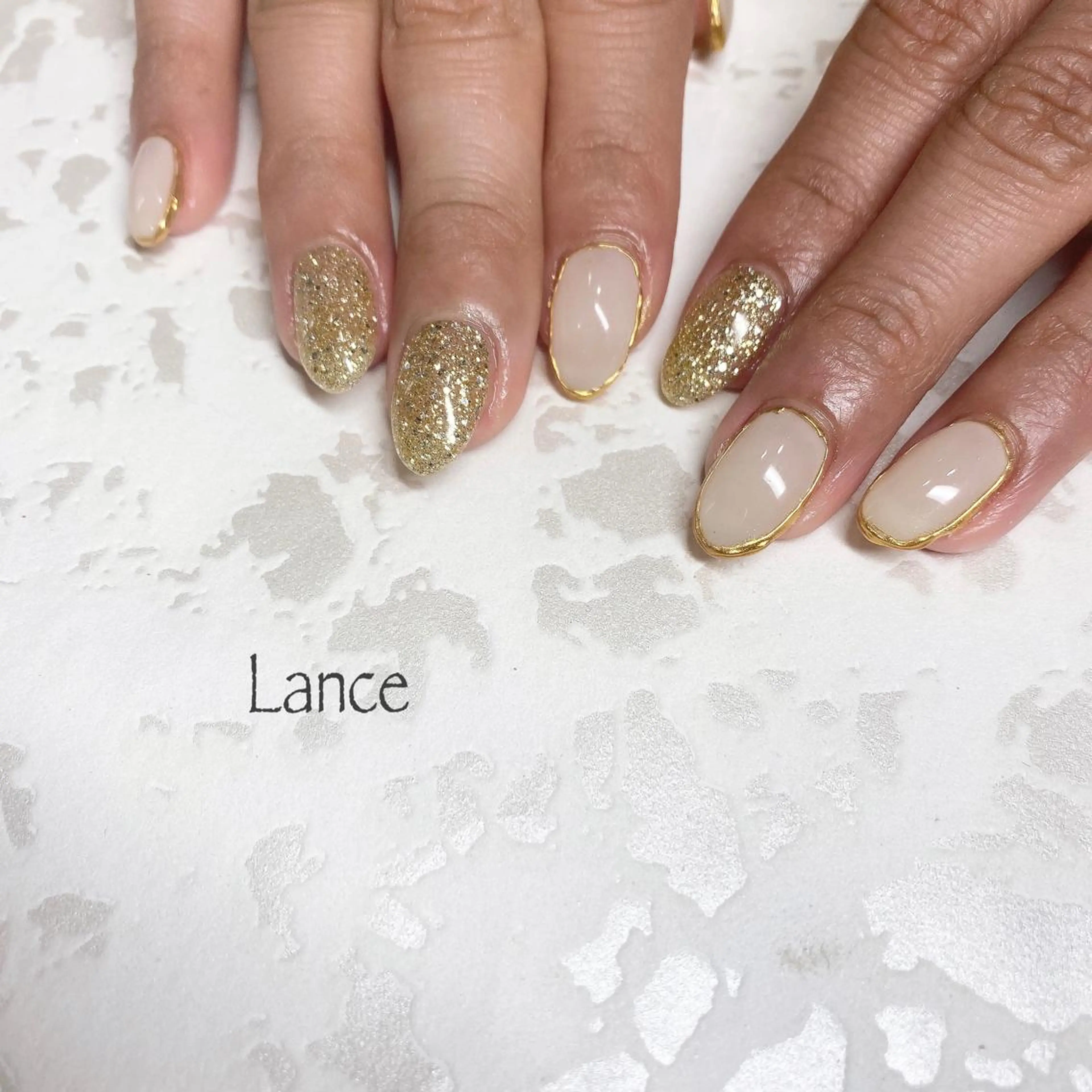 ミディアム ハンドネイル Lance nailのネイルデザイン
