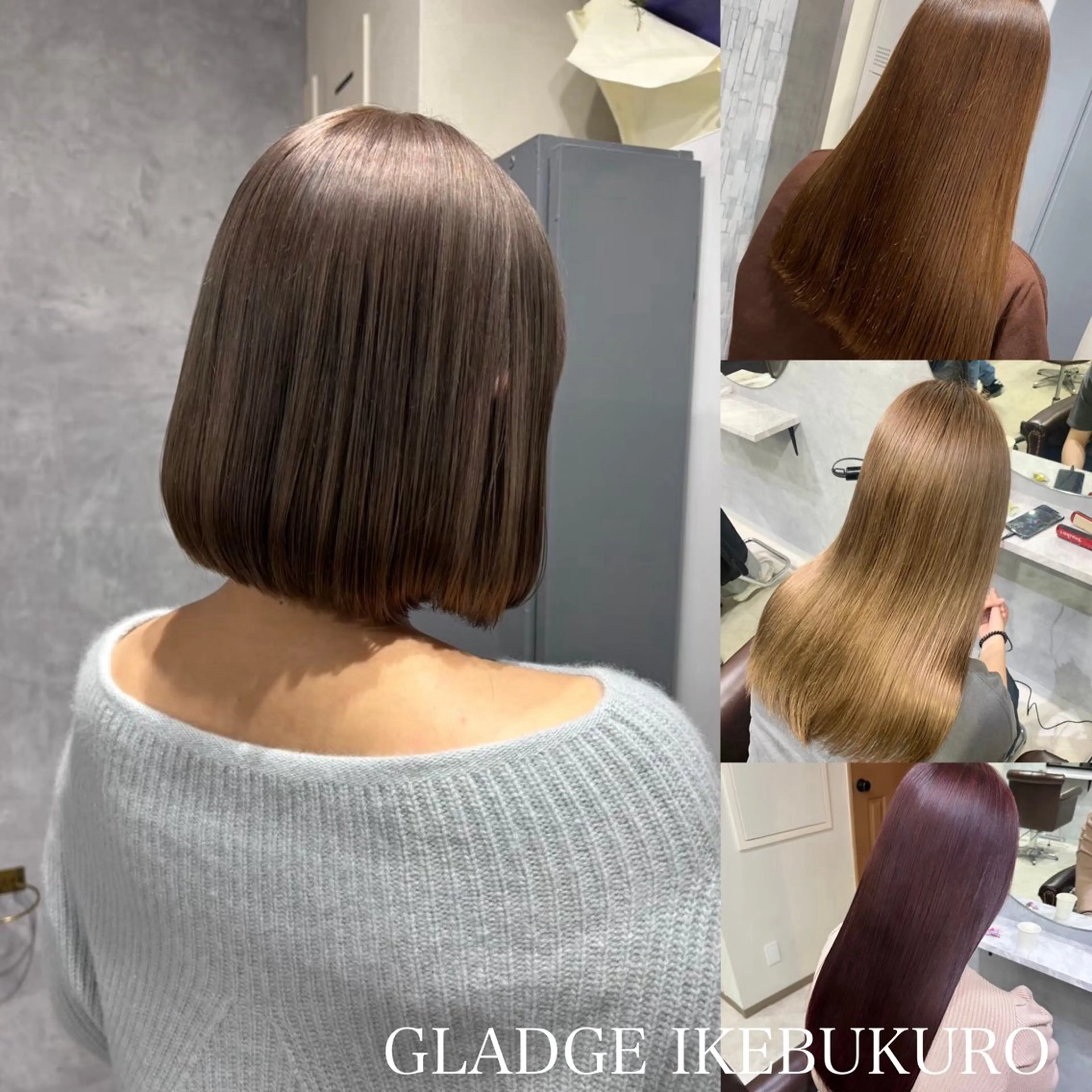 ロング カット 縮毛矯正 トリートメント 池袋/カラー特化🎨 ロング料金なし🩵のヘアスタイル